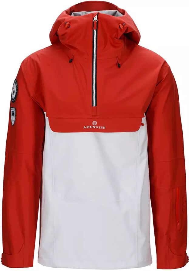 Amundsen Peak Anorak Mens - Anorakk - Weathered Red/White - M