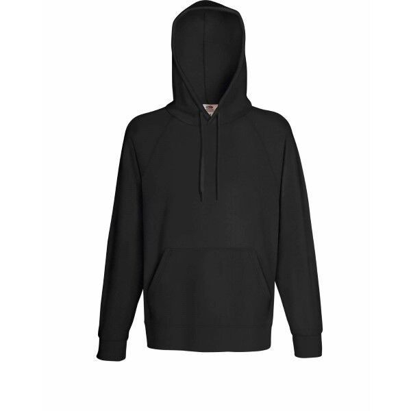 Fruit of the Loom Light Hooded Sweat - Graphite