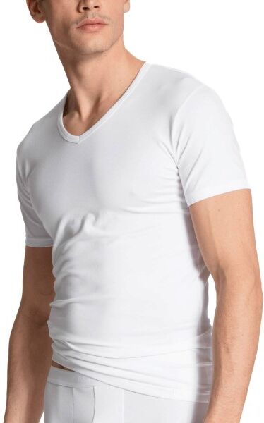 Calida 2-pakning Natural Benefit V-shirt - White