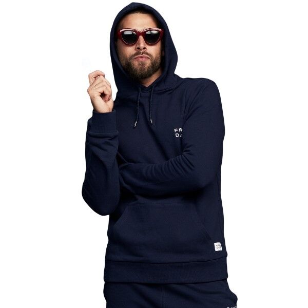 Frank Dandy Unisex Solid Hoodie - Navy-2 * Kampanje *