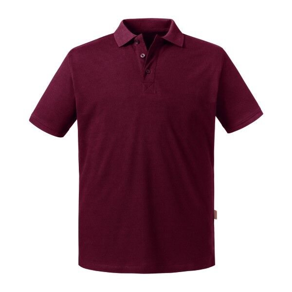 Russell Athletic Pure Organic Men Polo - Wine red