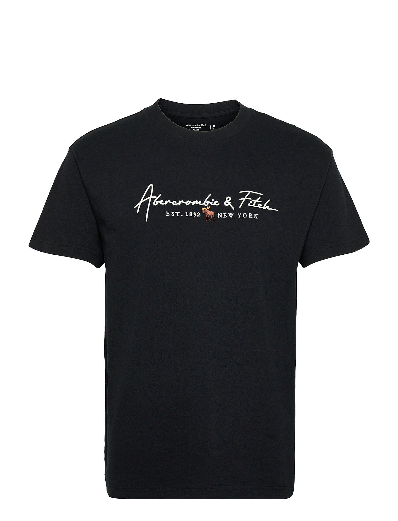 Abercrombie & Fitch Anf Mens Graphics T-shirts Short-sleeved Svart Abercrombie & Fitch