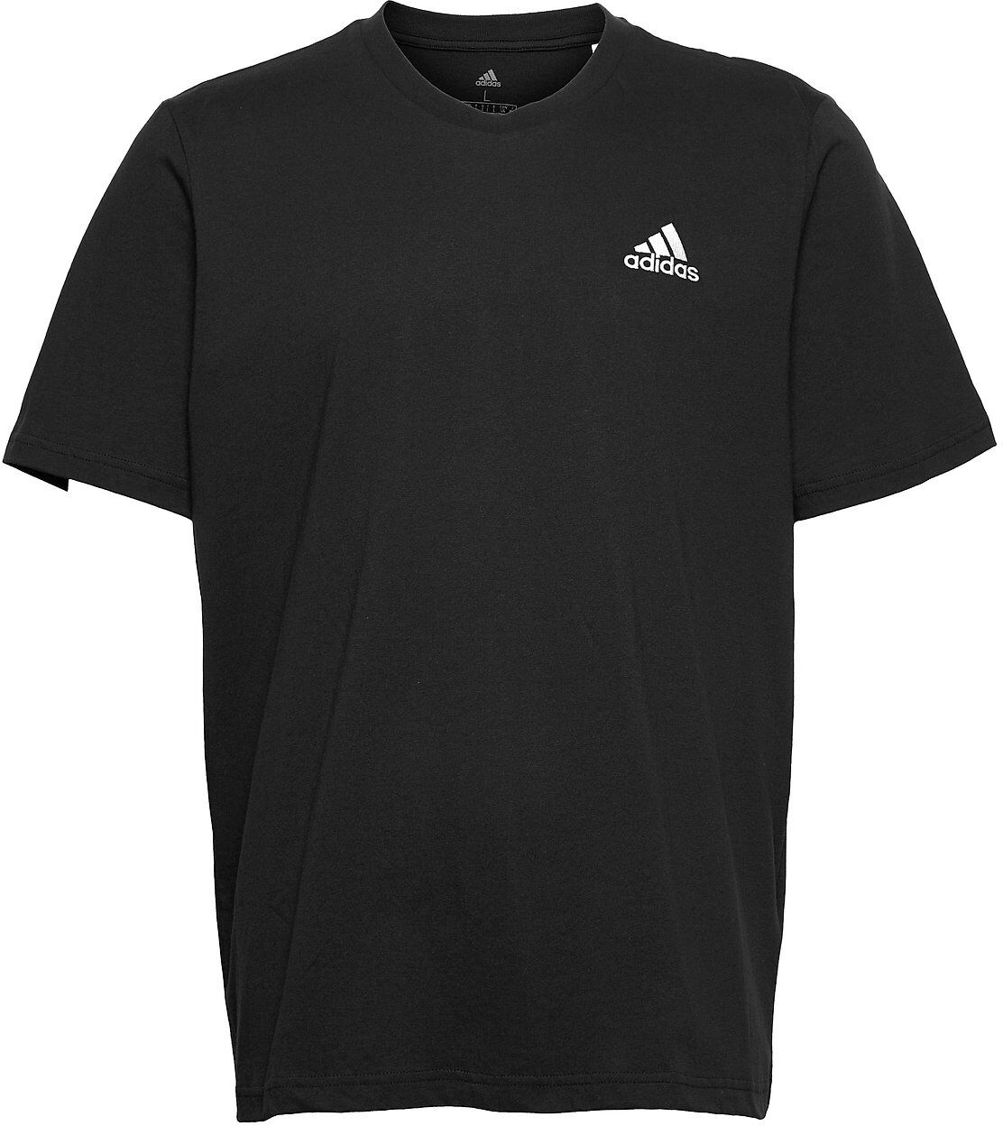 adidas Performance Essentials Embroidered Small Logo Tee T-shirts Short-sleeved Svart Adidas Performance