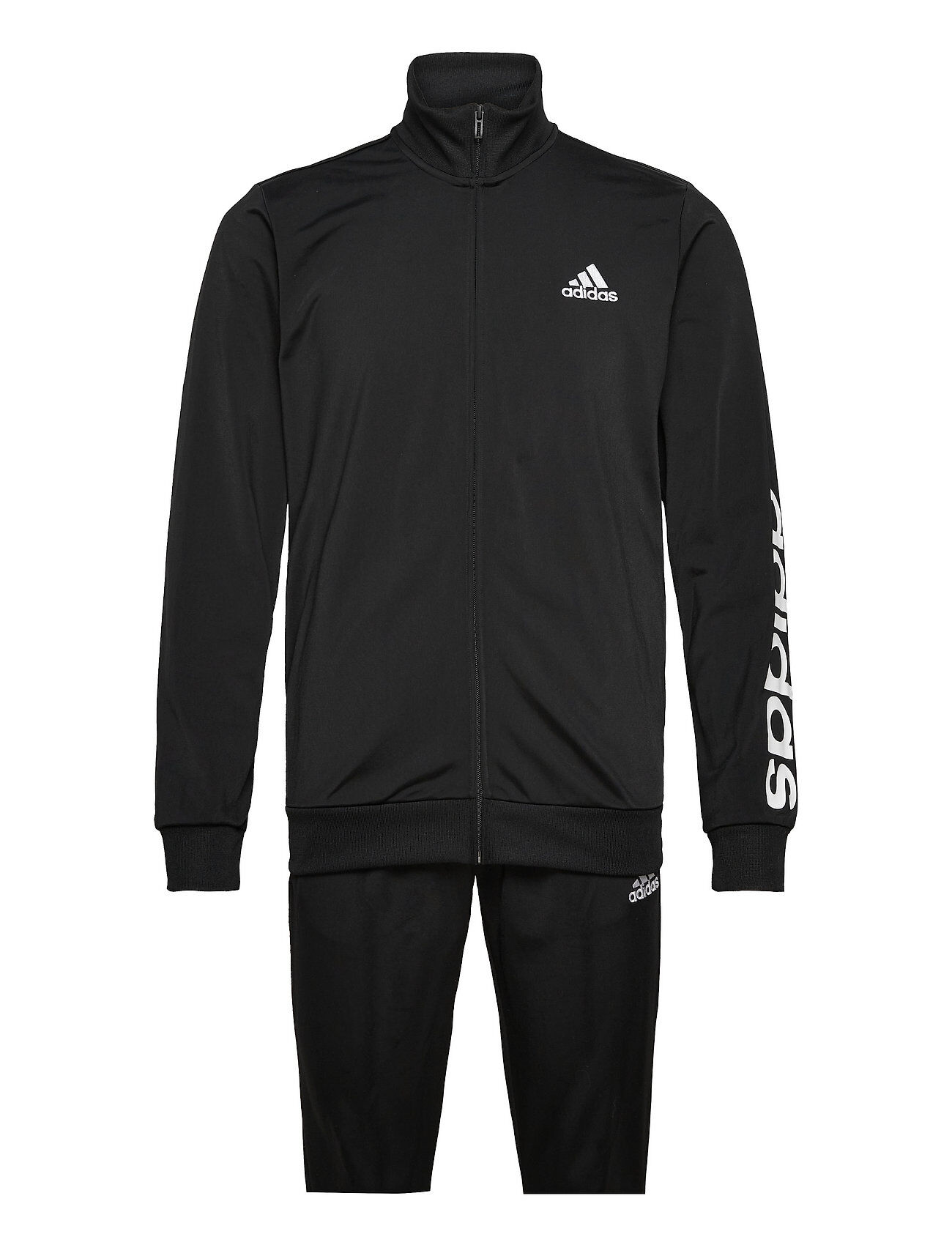 adidas Performance Primegreen Essentials Linear Logo Track Suit Sweat-shirts & Hoodies Tracksuits - SETS Svart Adidas Performance