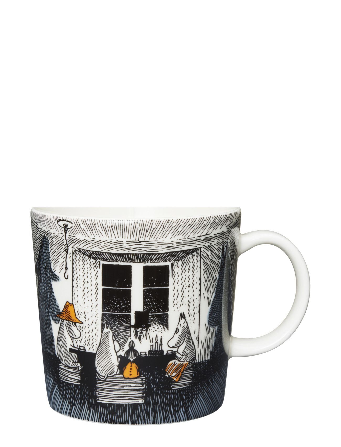 Arabia Moomin Mug 0,3L True To Its Origins Home Tableware Cups & Mugs Coffee Cups Grå Arabia
