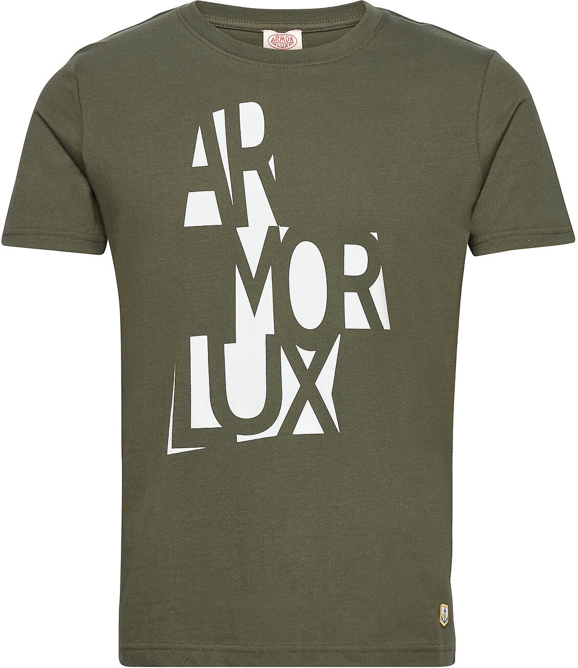 Armor Lux Printed T-Shirt T-shirts Short-sleeved Grønn Armor Lux