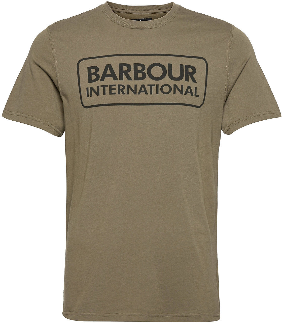 Barbour B.intl Essential Large Logo Tee T-shirts Short-sleeved Grønn Barbour