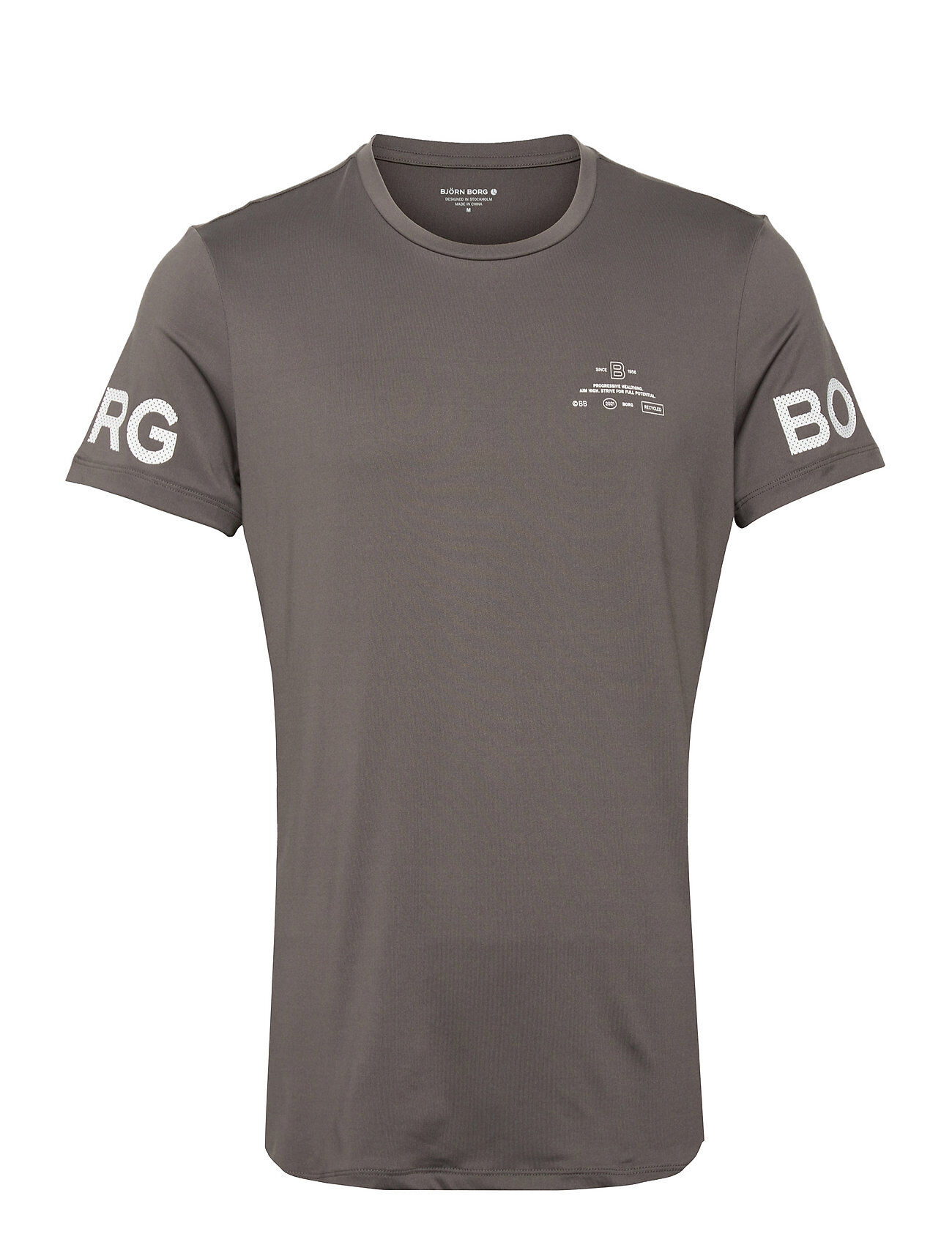 Björn Borg Borg Graphic T-Shirt T-shirts Short-sleeved Grå Björn Borg