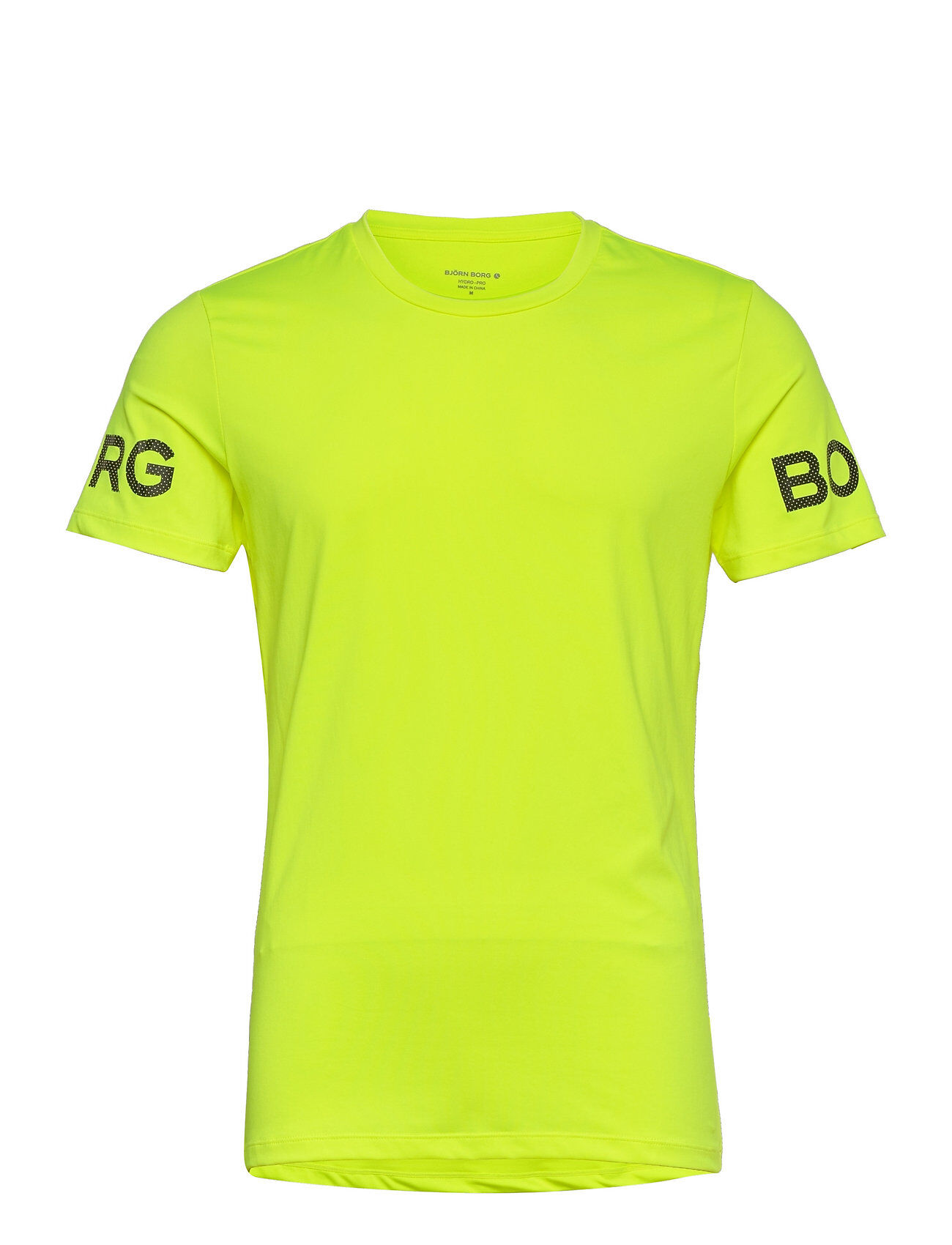 Björn Borg Tee Borg Helsinki Marathon T-shirts Short-sleeved Gul Björn Borg