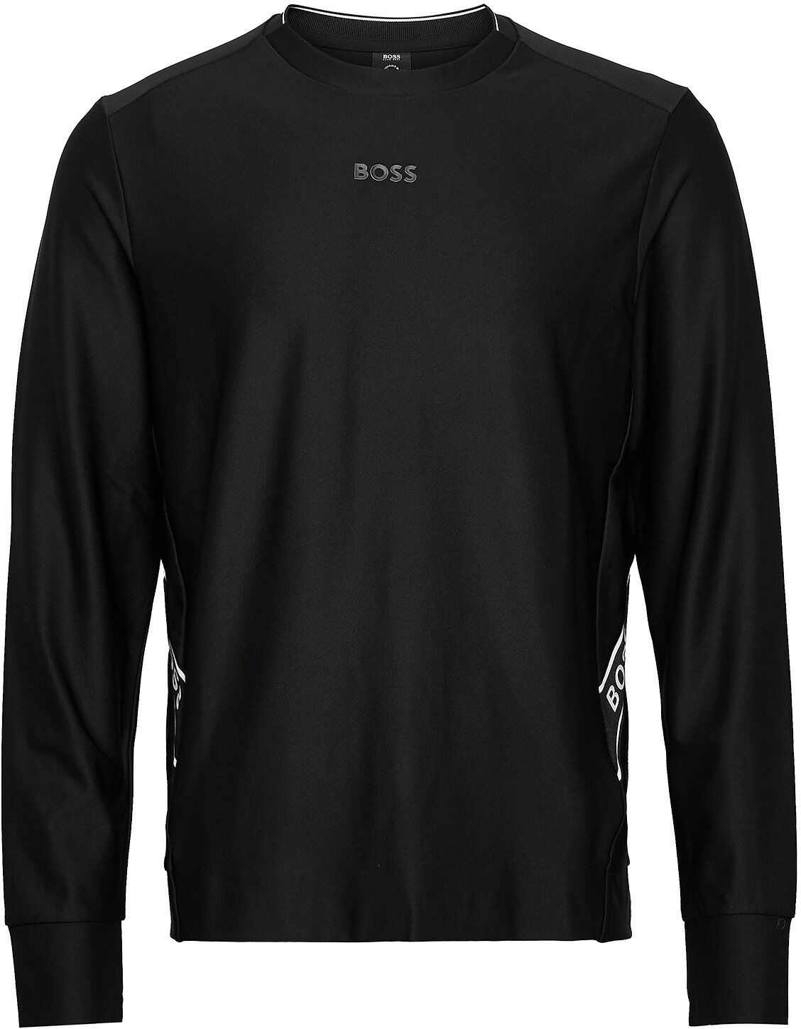 Boss Salbo Gym T-shirts Long-sleeved Svart BOSS