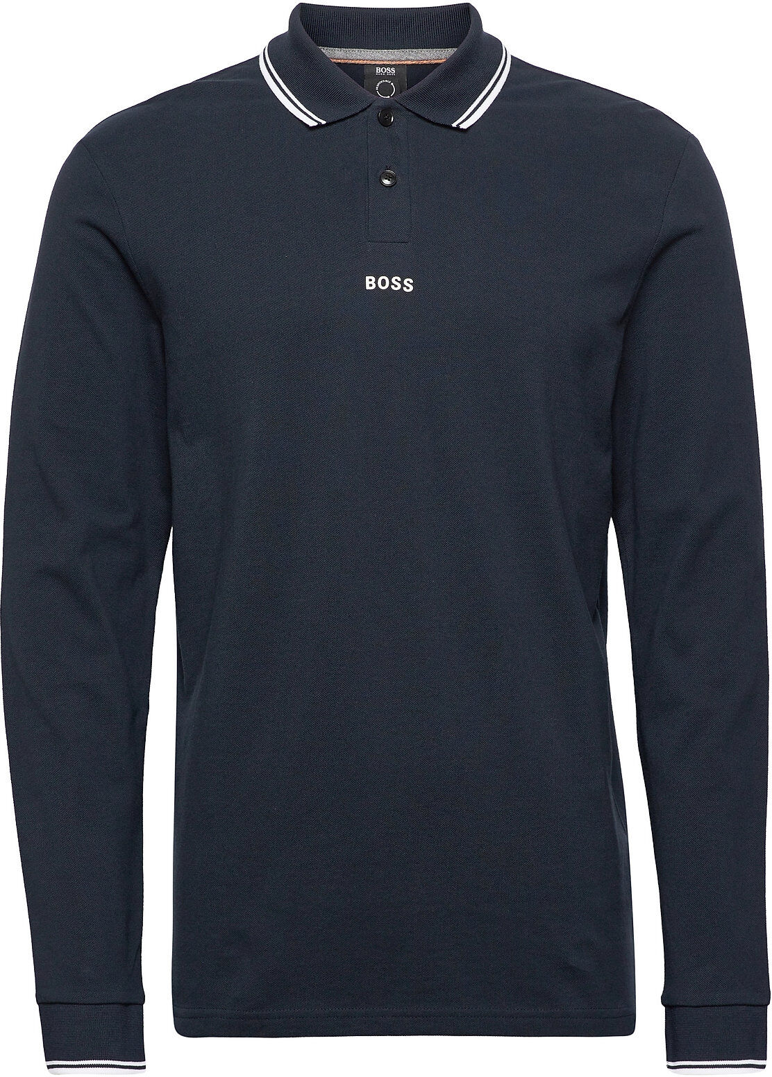 Boss Pchuplong Polos Long-sleeved Blå BOSS