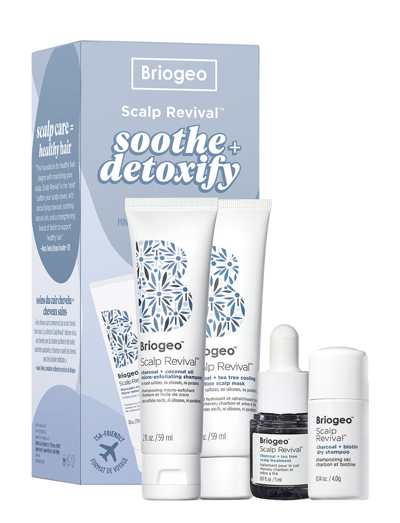 Briogeo Scalp Revival™ Soothe + Detoxify Hair Care Minis Beauty MEN ALL SETS Nude Briogeo
