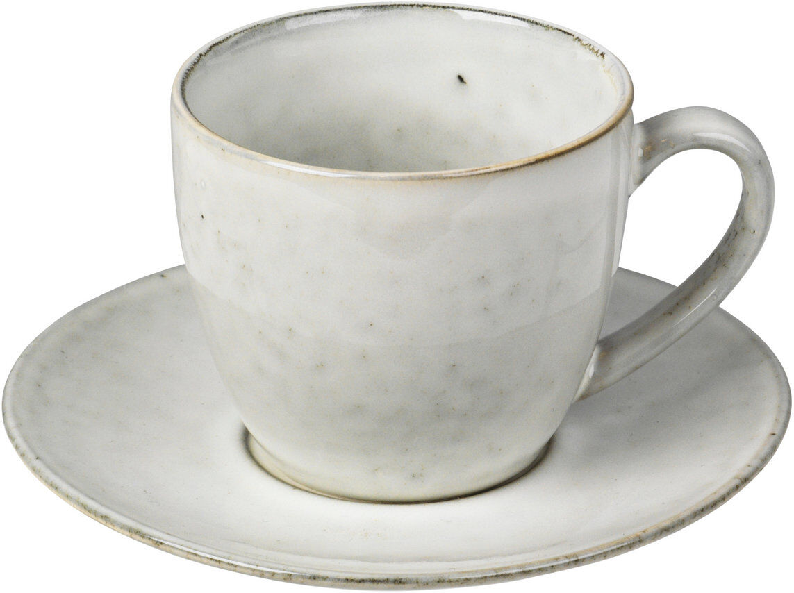 Broste Copenhagen Cup With Saucer Nordic Sand Home Tableware Cups & Mugs Espresso Cups Beige Broste Copenhagen