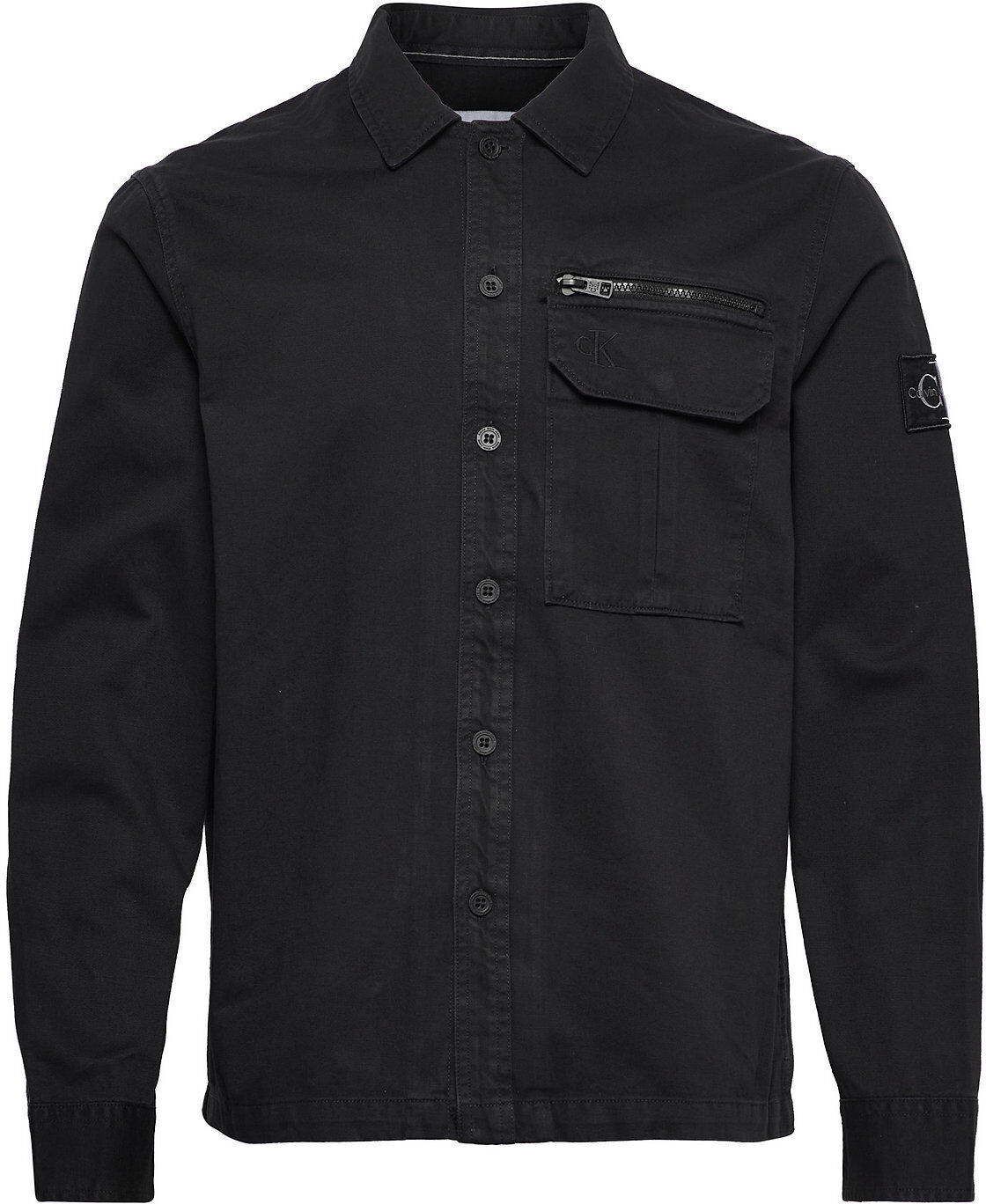 Calvin Gmd Overshirt Overshirts Svart Calvin Klein Jeans