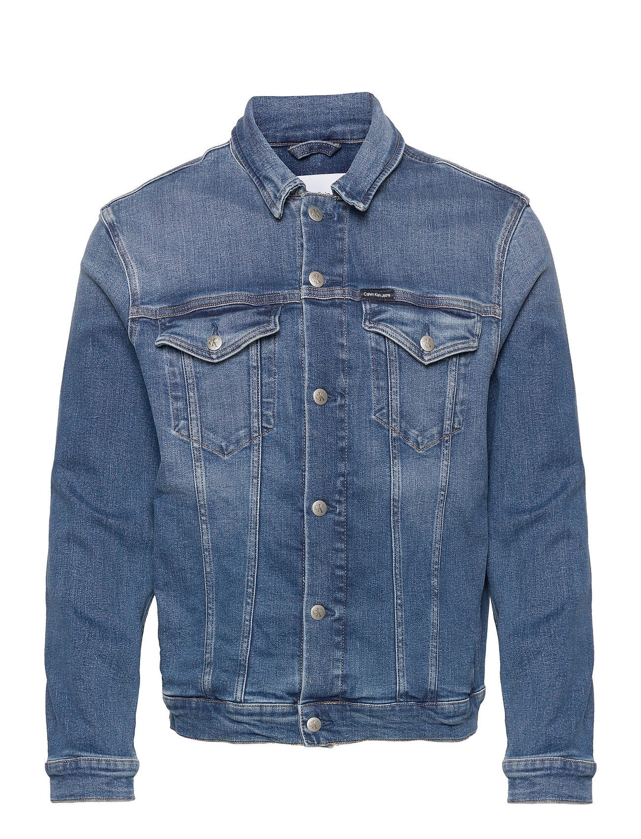 Calvin Modern Essential Denim Jacket Dongerijakke Denimjakke Blå Calvin Klein Jeans