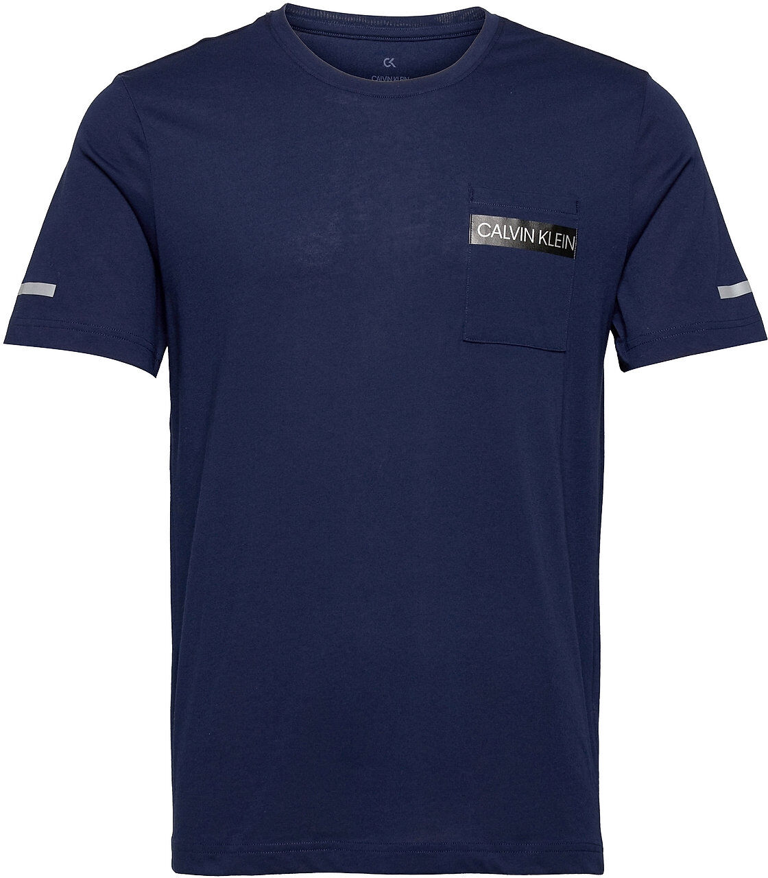 Calvin Pw - Pocket Ss T-Shirt T-shirts Short-sleeved Blå Calvin Klein Performance