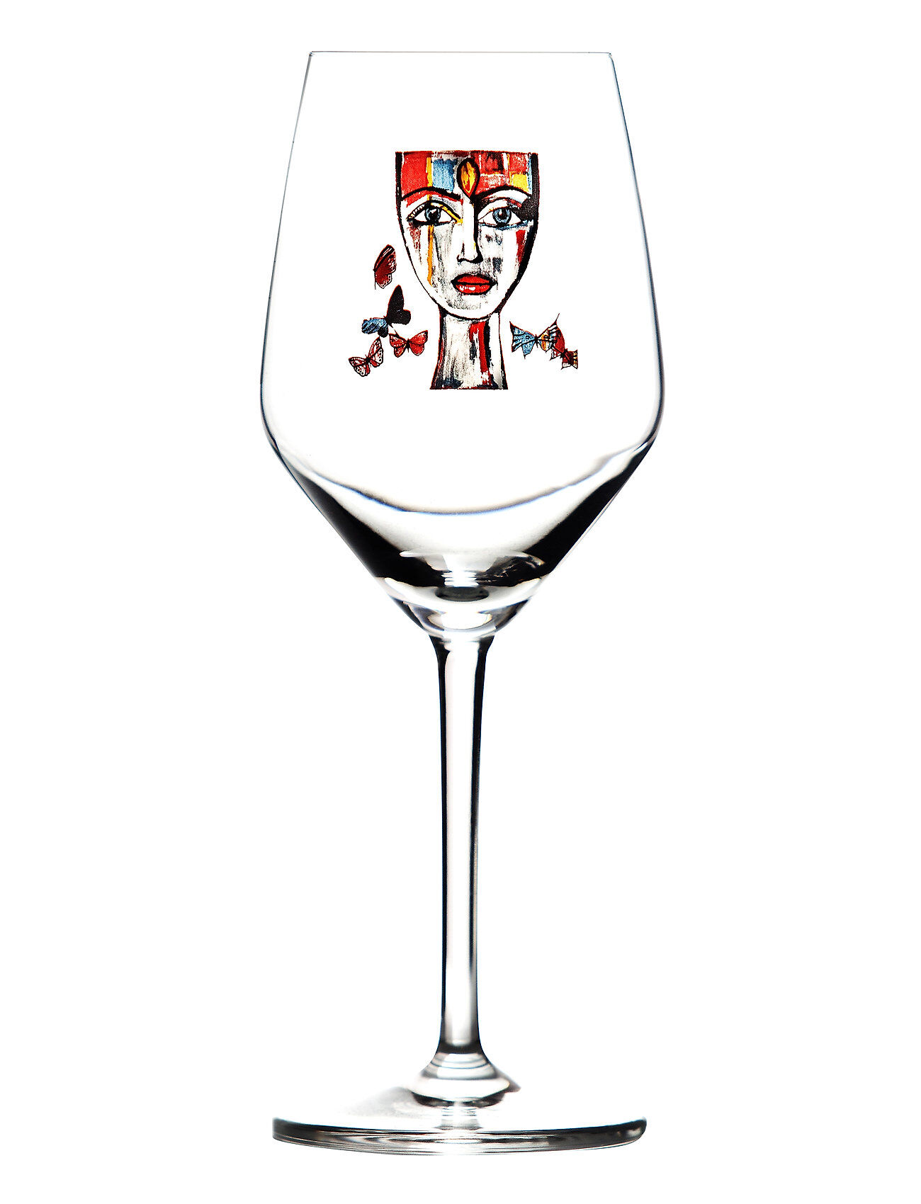 Carolina Gynning Butterfly Messenger Home Tableware Glass Wine Glass Red Wine Glasses Nude Carolina Gynning