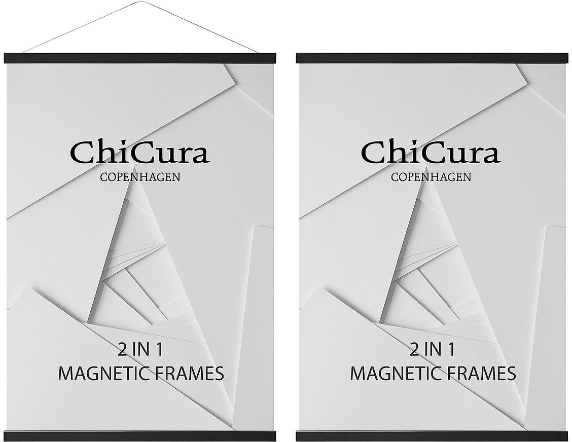 ChiCura 2 In 1 Magnetic Frame Home Decoration Frames Svart ChiCura