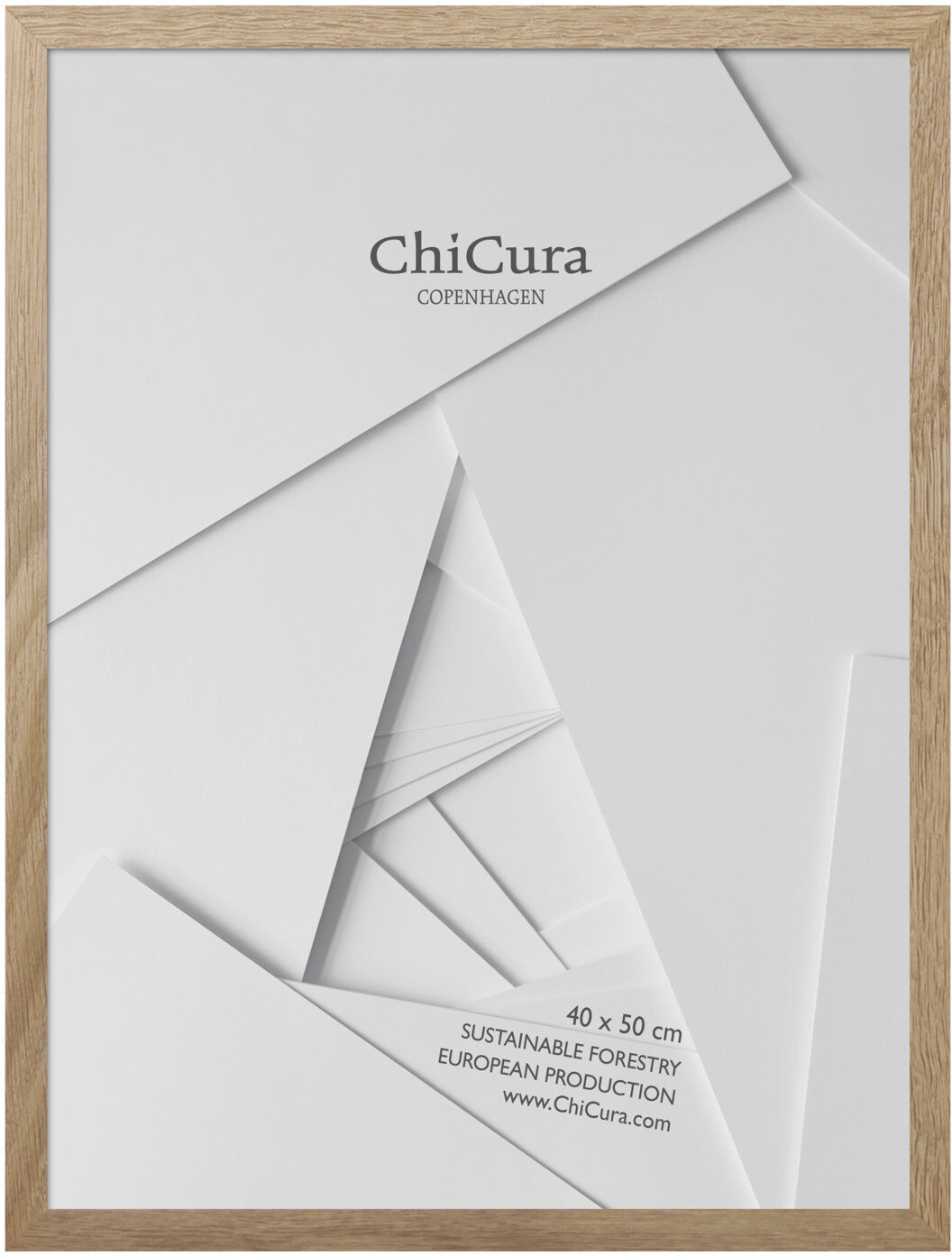 ChiCura Wooden Frame - 40X50Cm - Acrylic Home Decoration Frames Brun ChiCura