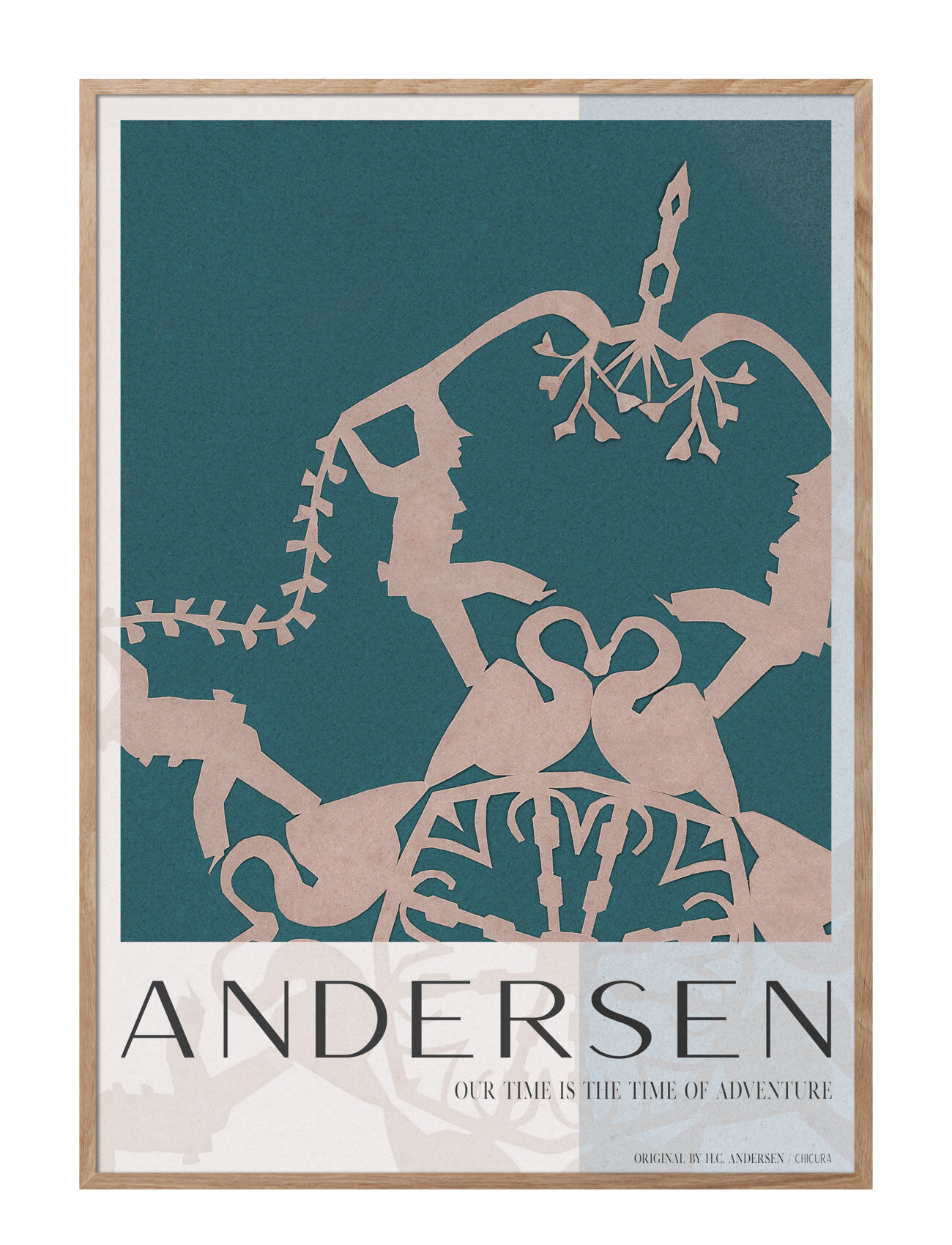 ChiCura H.c. Andersen - Our Time Home Decoration Posters & Frames Posters Graphical Patterns Multi/mønstret ChiCura
