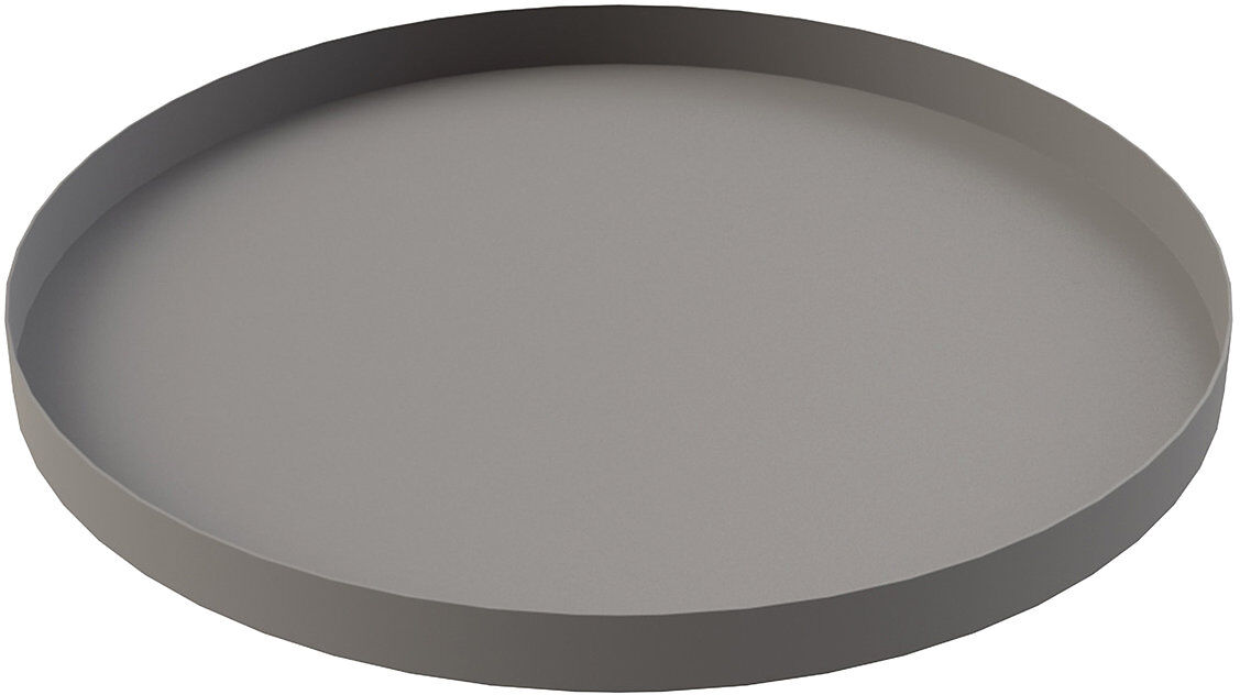 Cooee Design Tray Circle 400X20Mm ' Home Decoration Decorative Platters & Bowls Grå Cooee Design