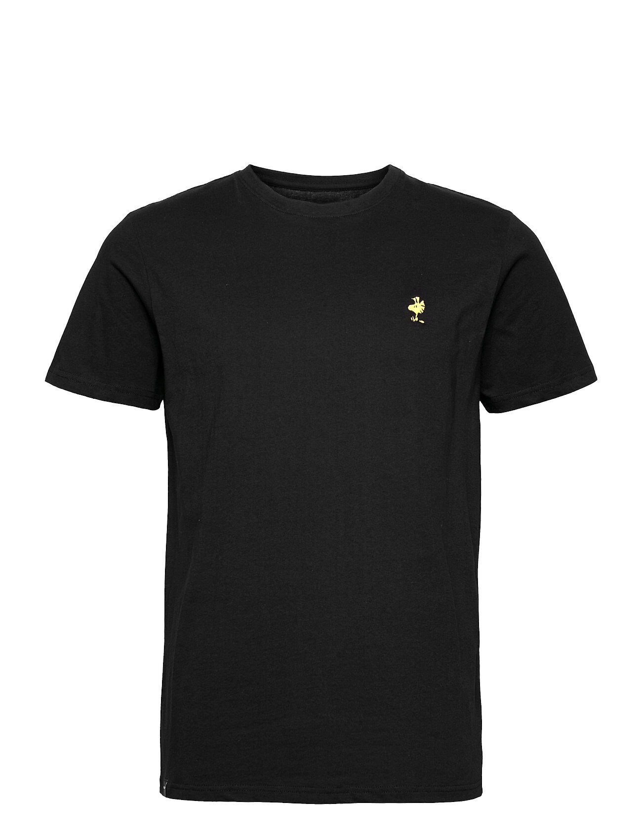 DEDICATED T-Shirt Stockholm Woodstock Black T-shirts Short-sleeved Svart DEDICATED