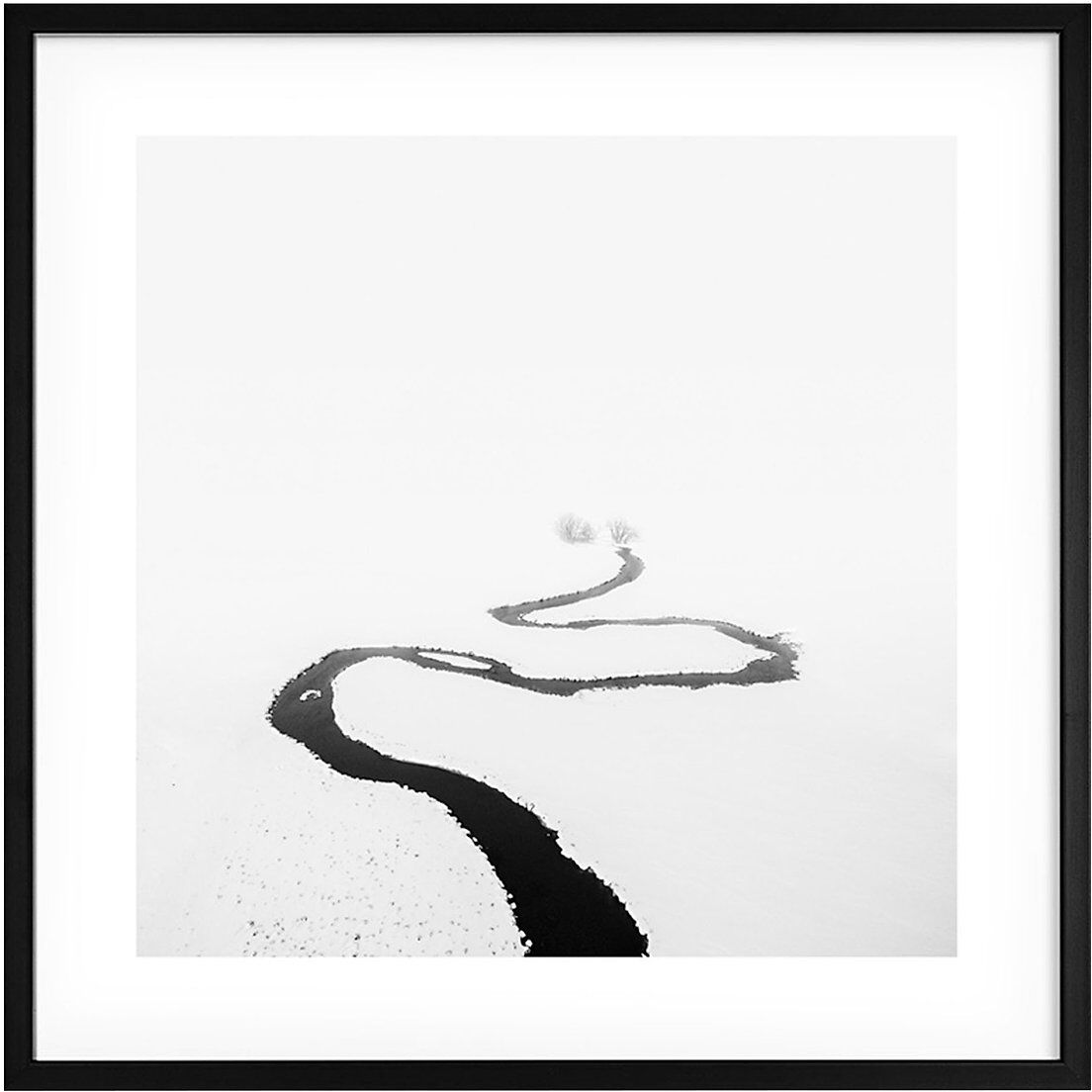 Democratic Gallery Poster Abstract Monochrome Home Decoration Posters & Frames Posters Black & White Svart Democratic Gallery