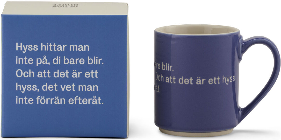 Design House Astrid Lindgren Mug Home Tableware Cups & Mugs Coffee Cups Blå Design House Stockholm