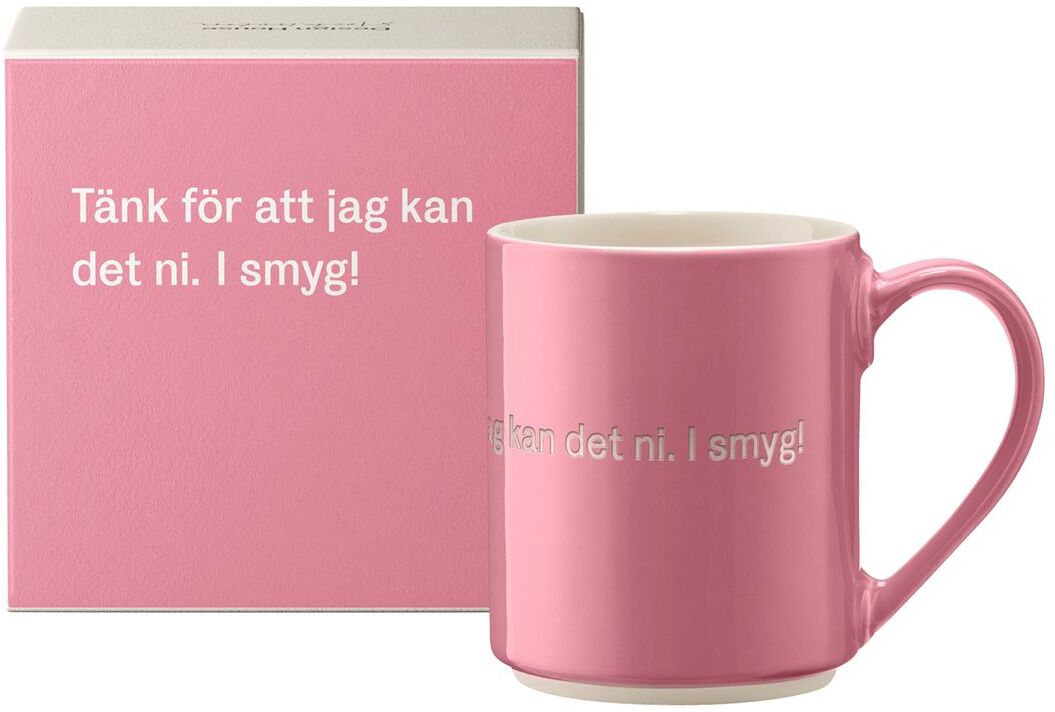 Design House Astrid Lindgren Mug Home Tableware Cups & Mugs Coffee Cups Rosa Design House Stockholm