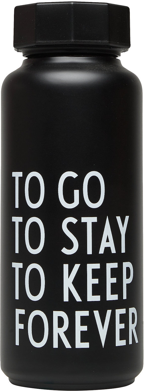 Design Letters Thermo/Insulated Bottle Special Edition Home Kitchen Thermal Bottles Svart Design Letters