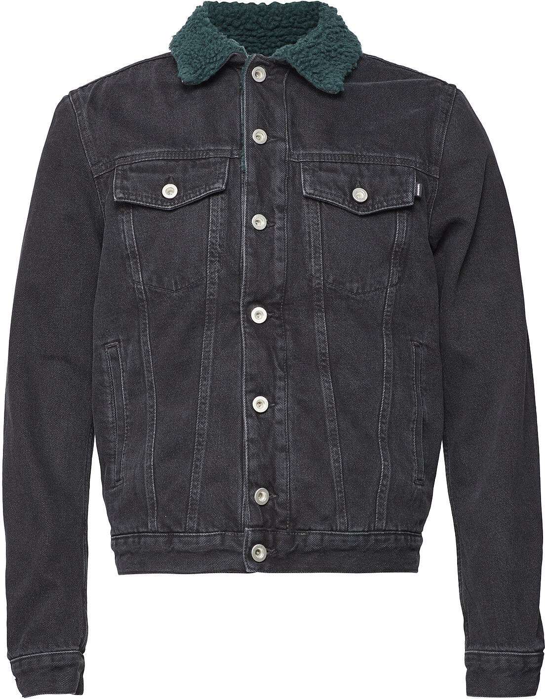 Diesel Men D-Gioc-Fur Jacket Dongerijakke Denimjakke Blå Diesel Men