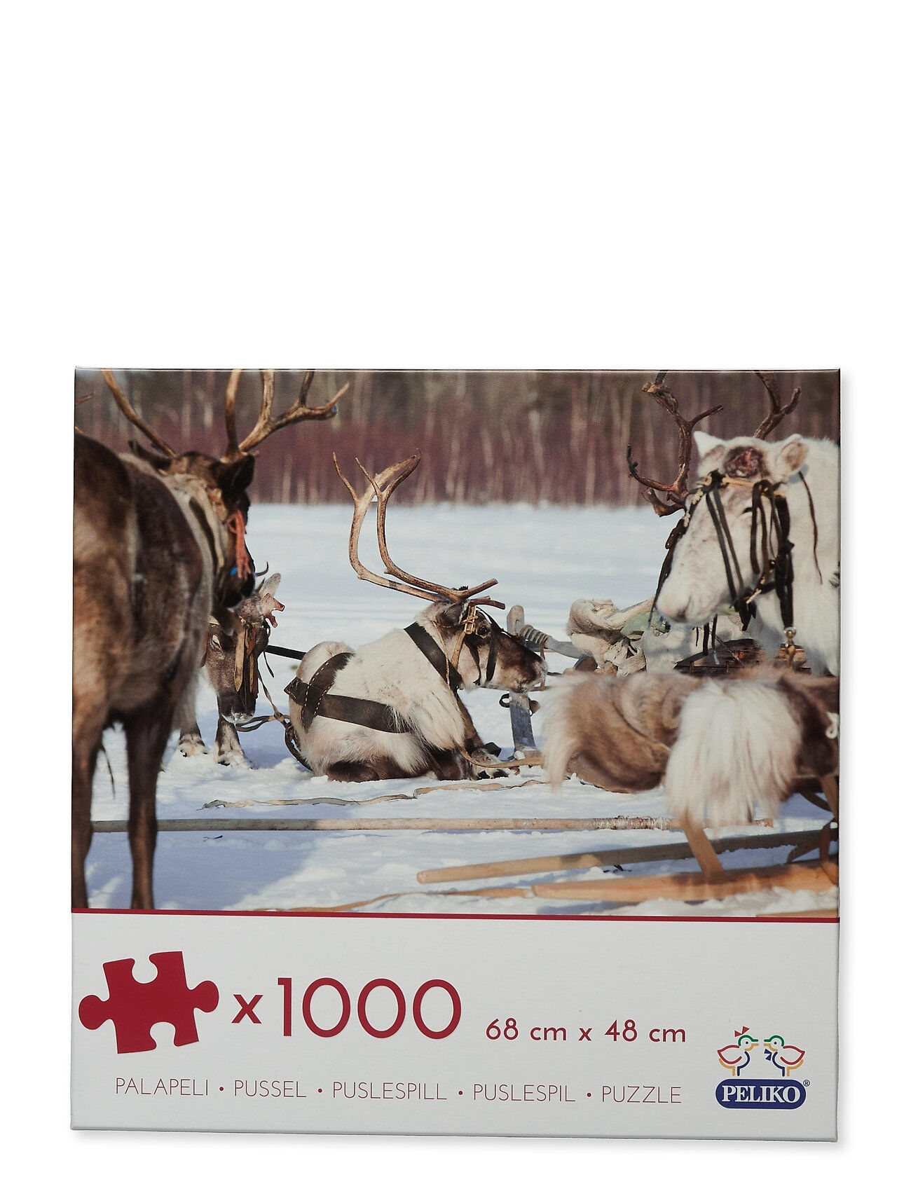 Martinex 1000 Puzzle Reindeer Home Decoration Puzzles & Games Puzzles Multi/mønstret Martinex