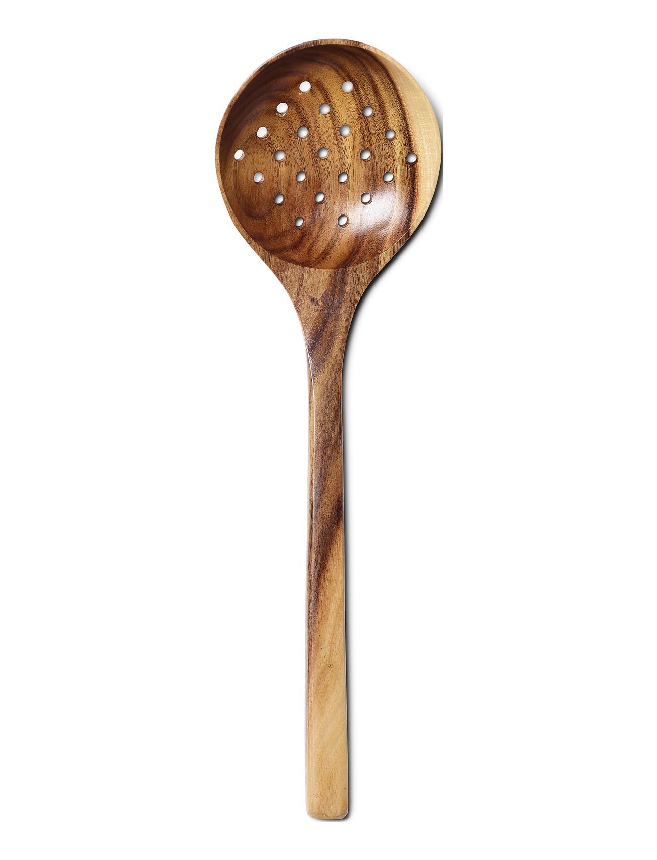 Dutchdeluxes Wooden Utensil Skimmer Spoon Xl Home Kitchen Kitchen Tools Spoons & Ladels Brun Dutchdeluxes