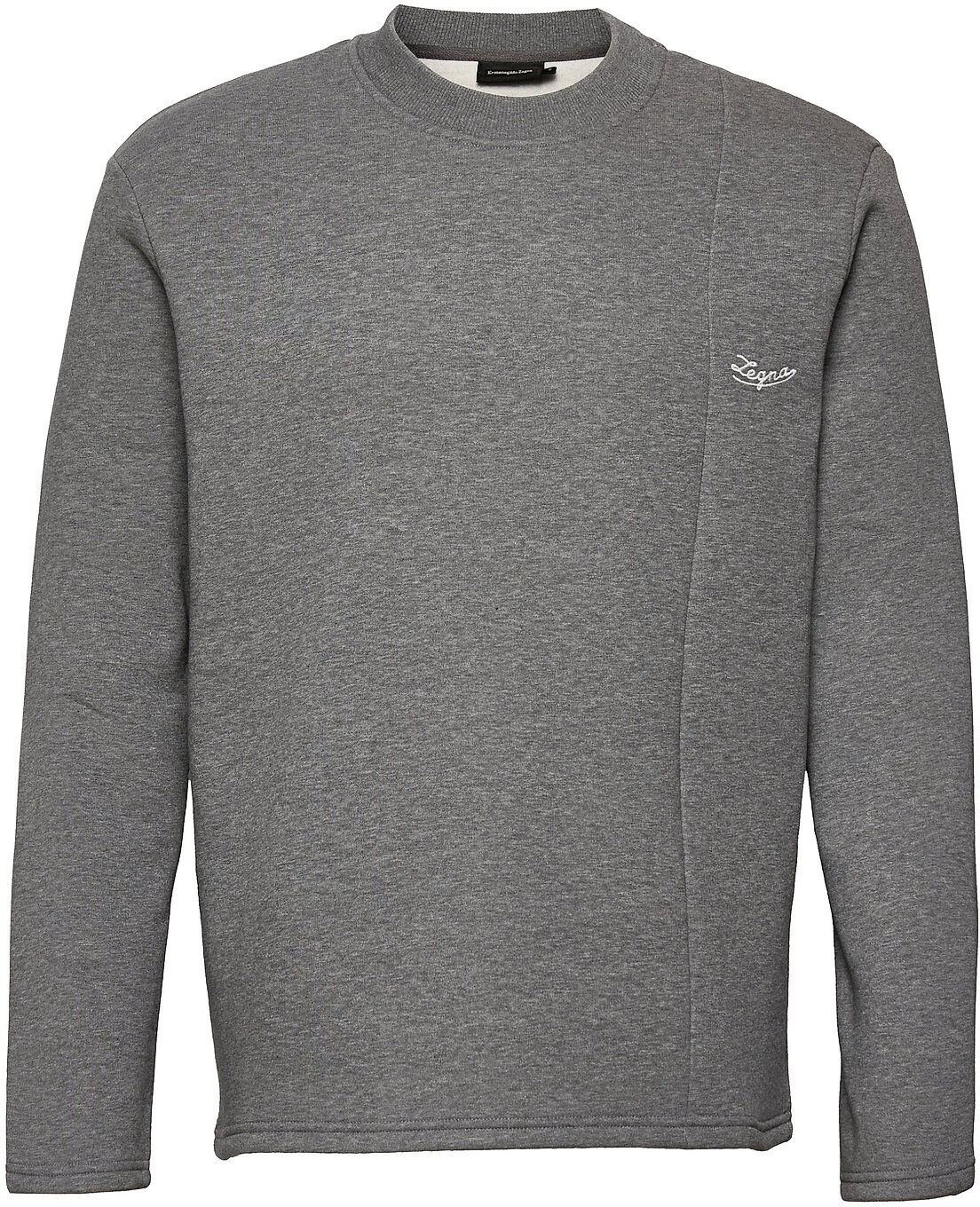 Ermenegildo Zegna Grey Crew Neck Sweatshirt Sweat-shirt Genser Grå Ermenegildo Zegna