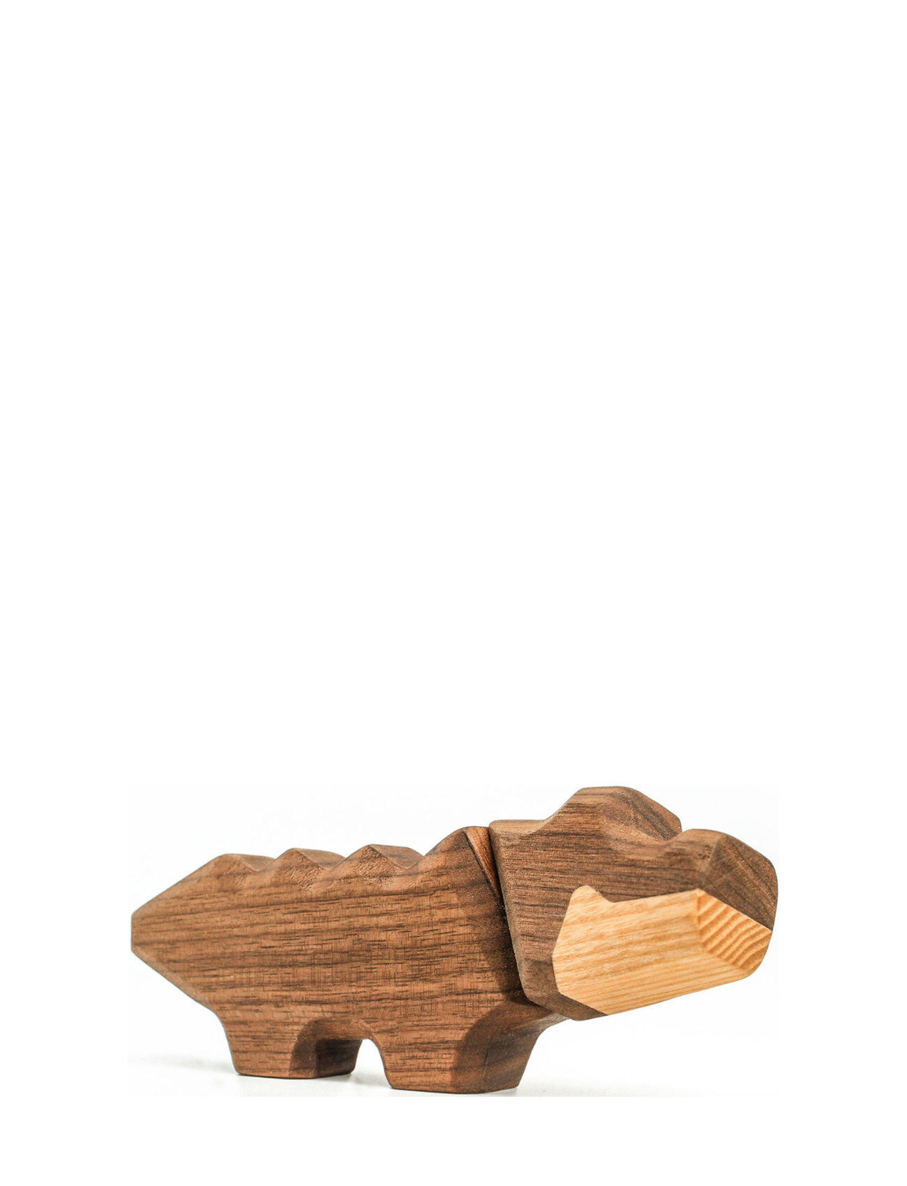 FableWood Little Crocodile Home Decoration Decorative Accessories/details Wooden Figures Brun FableWood