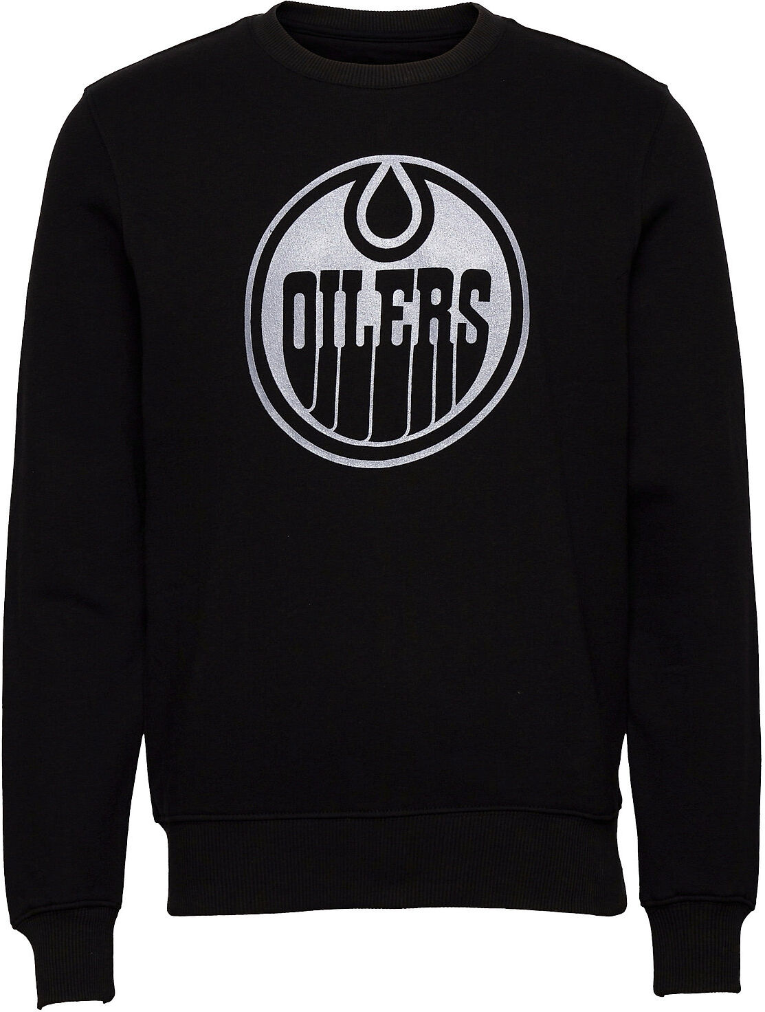 Fanatics Edmonton Oilers Mono Core Graphic Crew Sweatshirt Sweat-shirt Genser Svart Fanatics