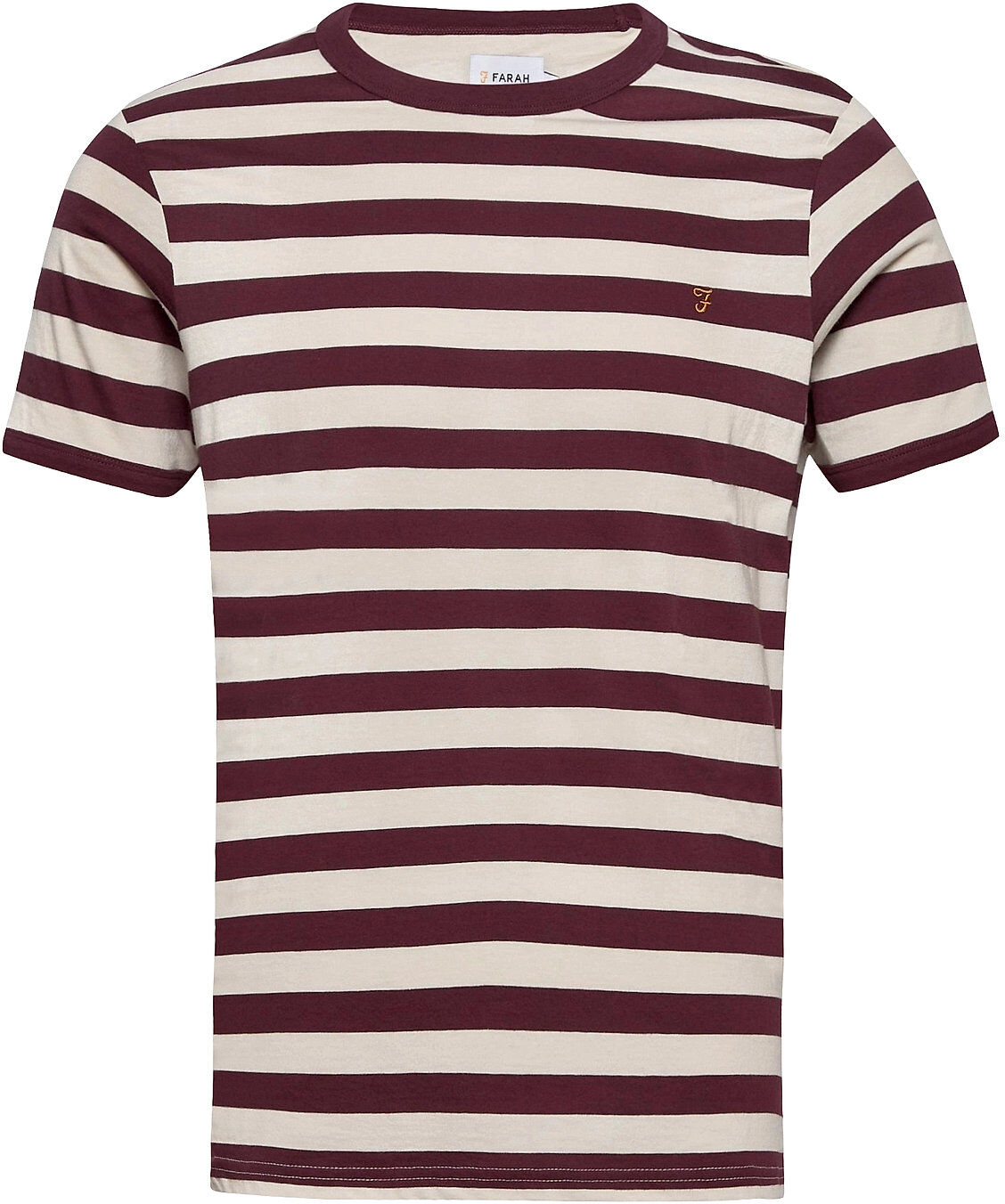 Farah Belgrove Stripe T-Shirt T-shirts Short-sleeved Rød Farah