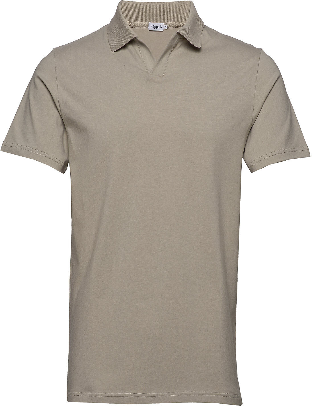 Filippa K M. Lycra Polo T-Shirt Polos Short-sleeved Beige Filippa K