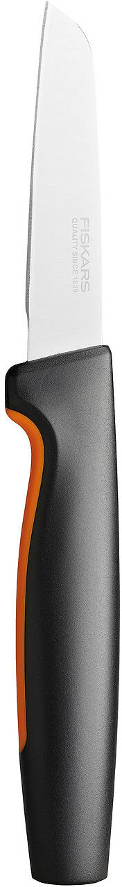 Fiskars Functional Form Skrellekniv, Rett Home Kitchen Knives & Accessories Peeling Knifes Svart Fiskars