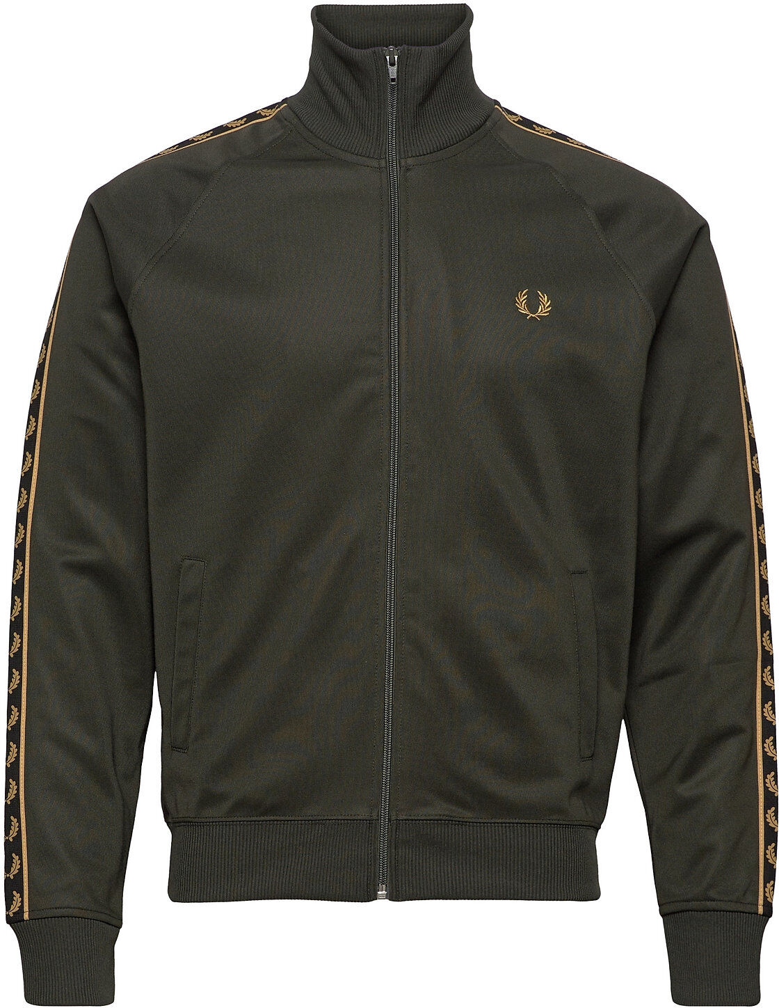 Fred Perry Gold Tape Track Jkt Sweat-shirt Genser Grønn Fred Perry