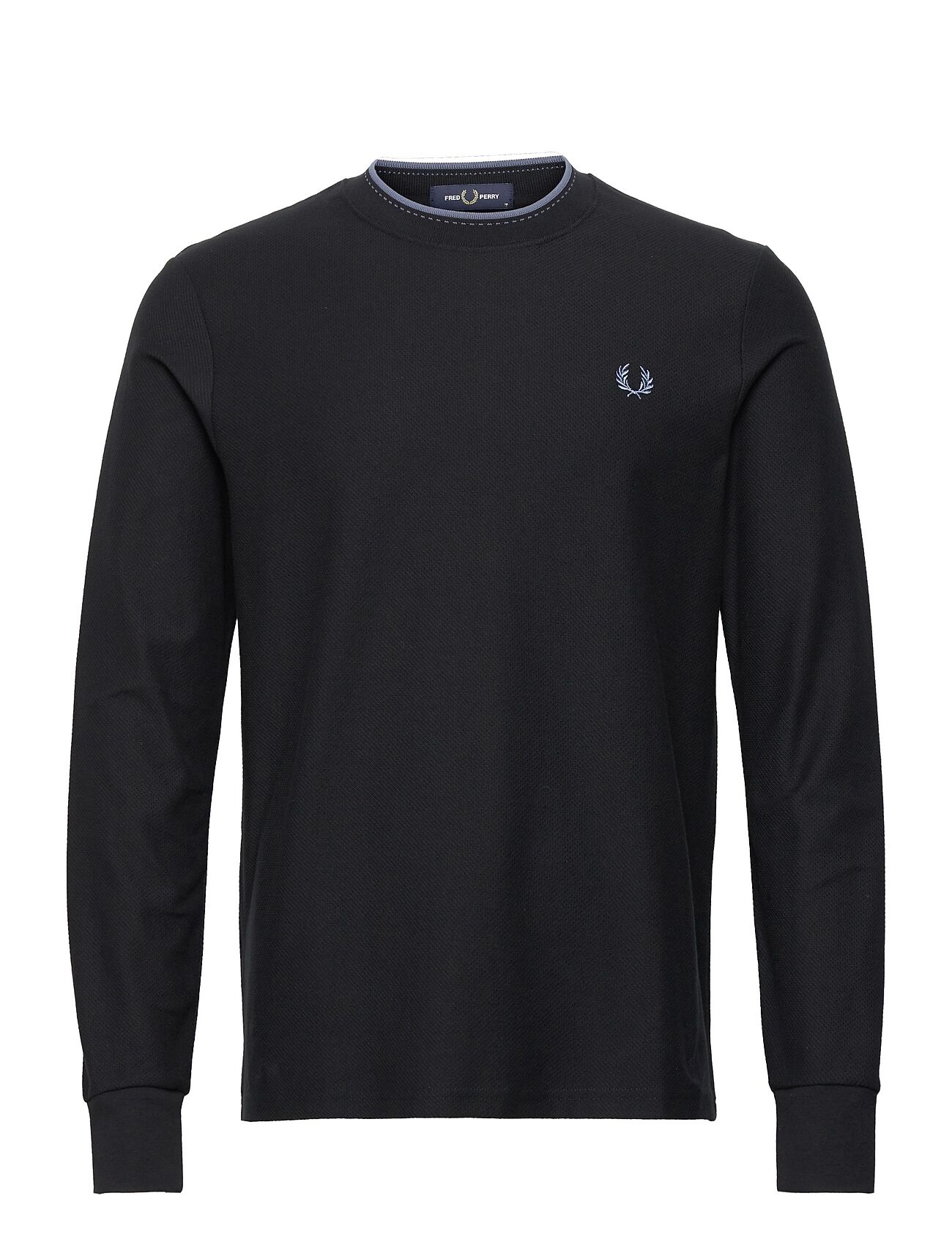Fred Perry Broken Tipped L/S Top T-shirts Long-sleeved Svart Fred Perry