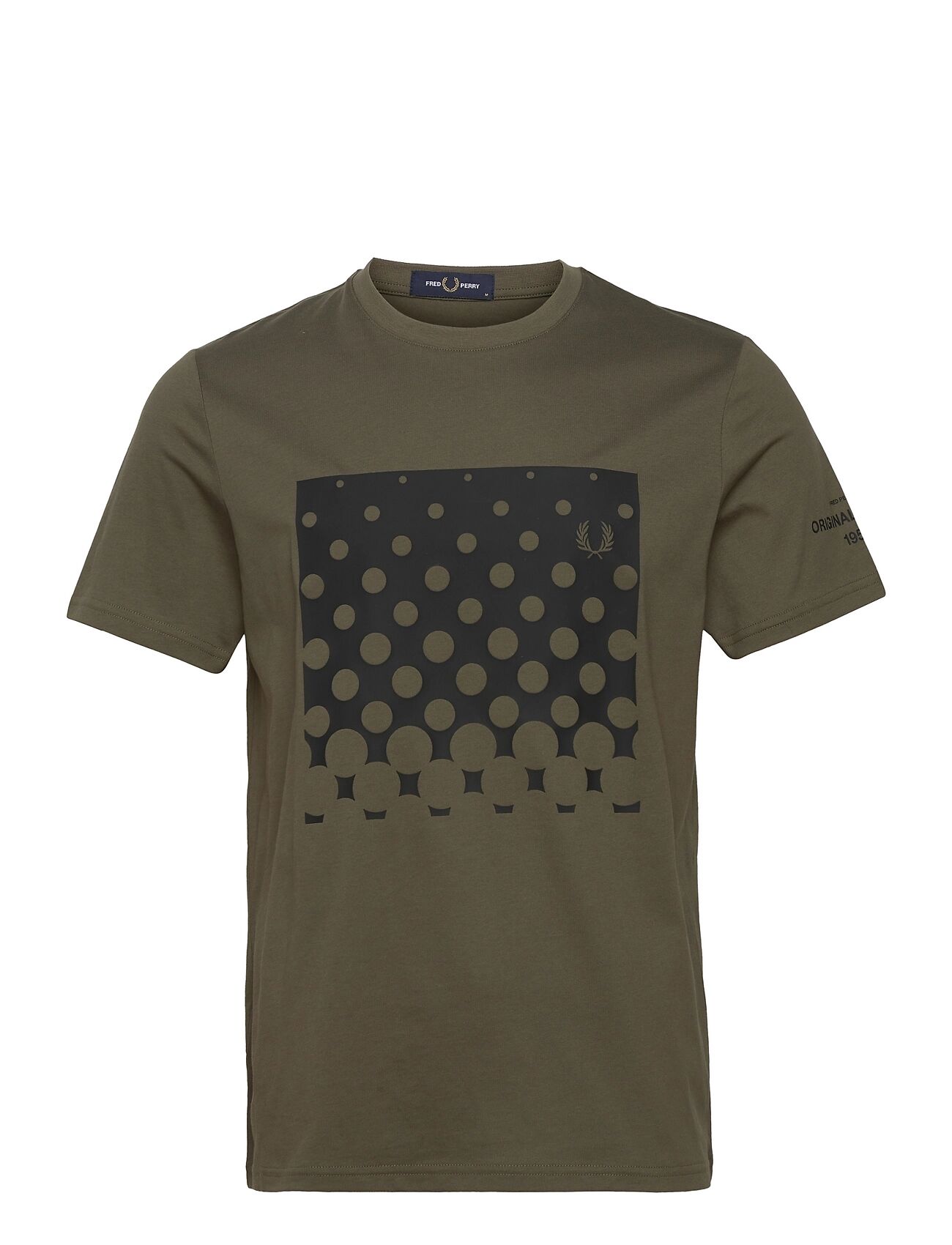 Fred Perry Ombre Graphic T-Shirt T-shirts Short-sleeved Grønn Fred Perry