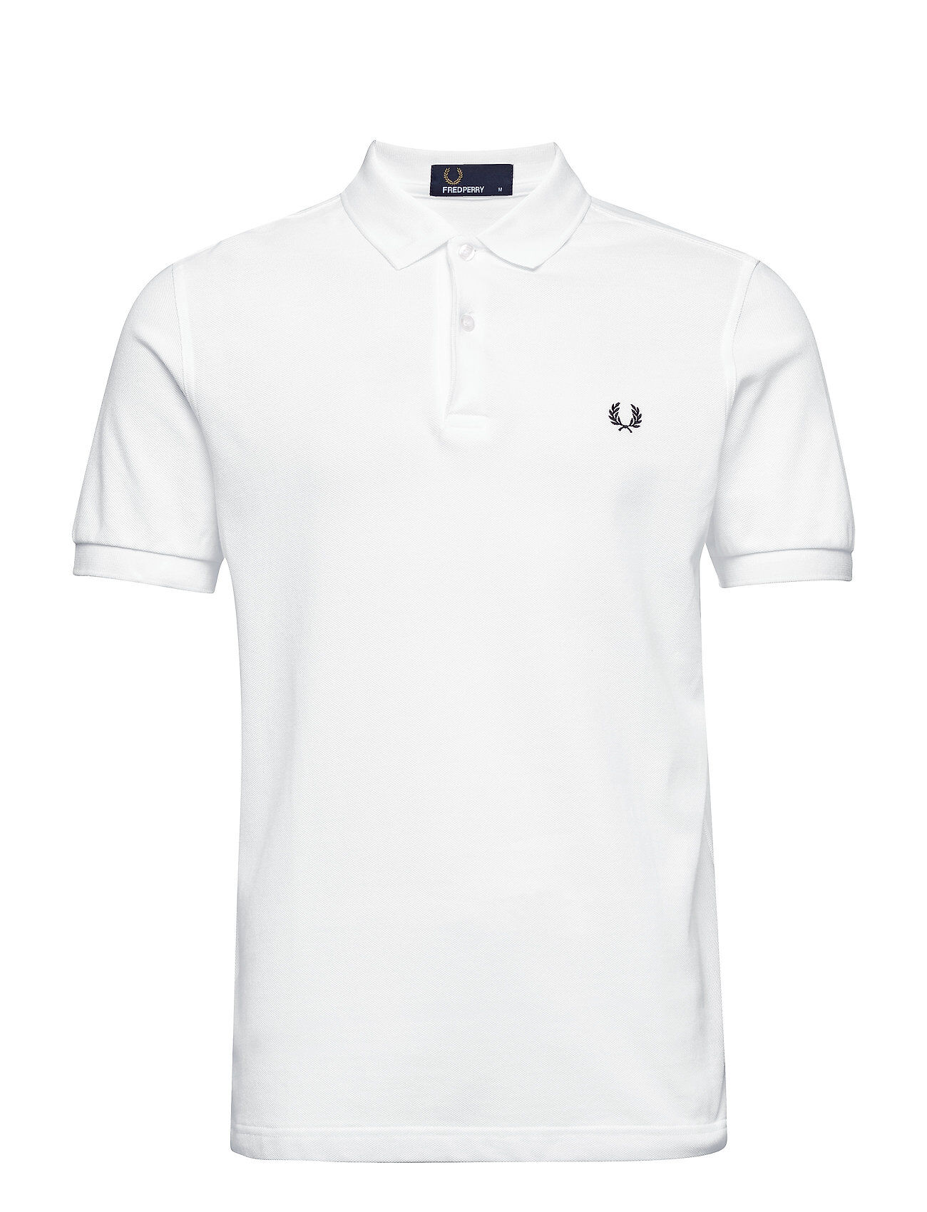 Fred Perry Plain Fp Shirt Polos Short-sleeved Hvit Fred Perry