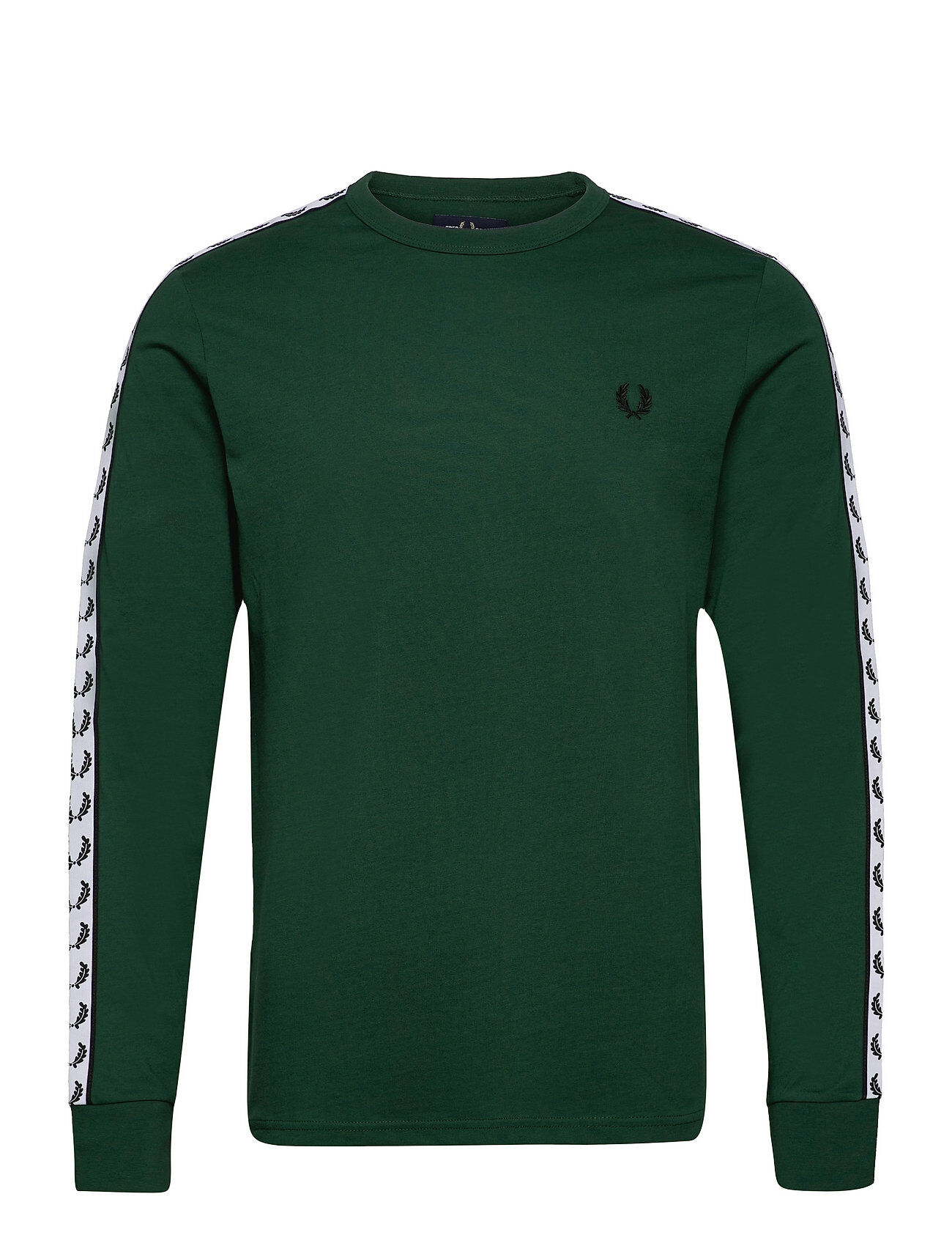Fred Perry Taped L/S T-Shirt T-shirts Long-sleeved Grønn Fred Perry