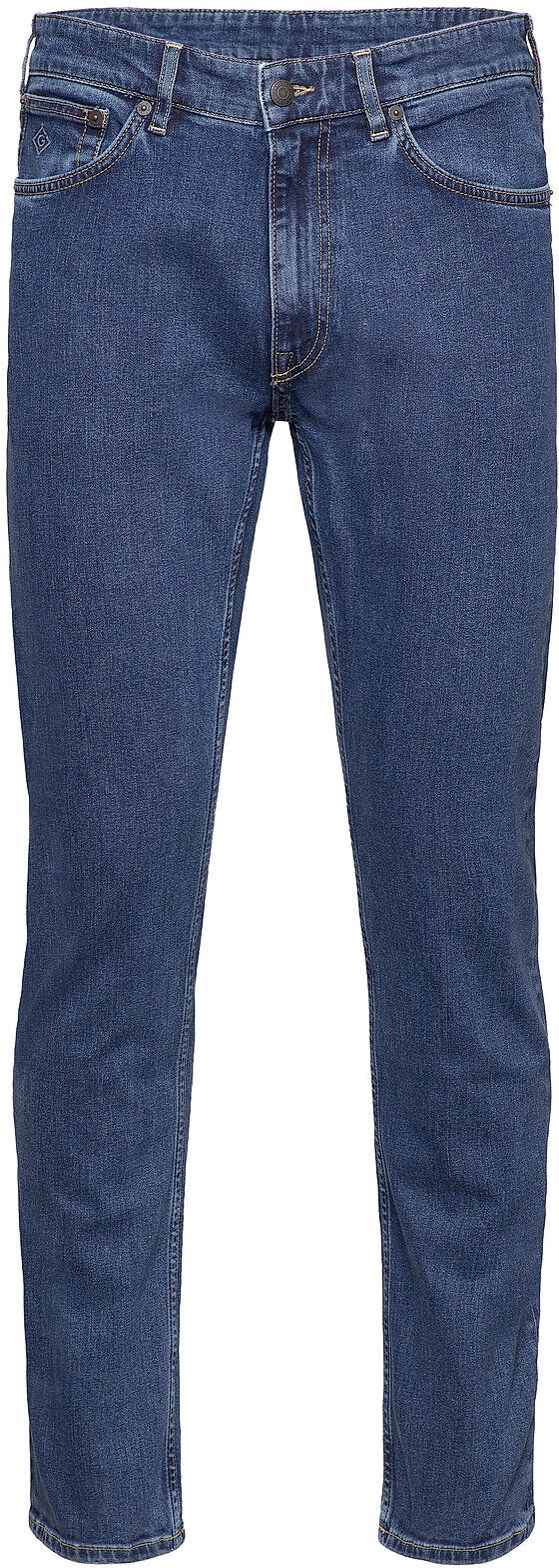 GANT D1. Regular 11 Oz Jeans Jeans Blå GANT