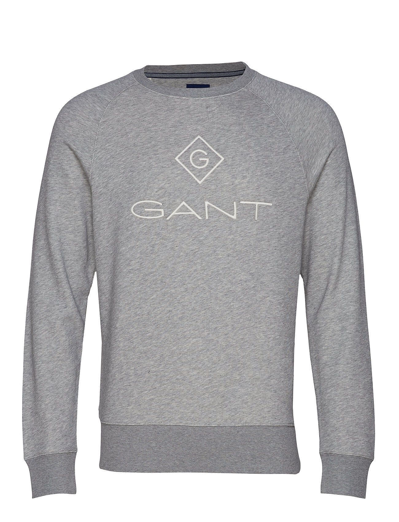 GANT Lock Up C - Neck Sweat Sweat-shirt Genser Grå GANT