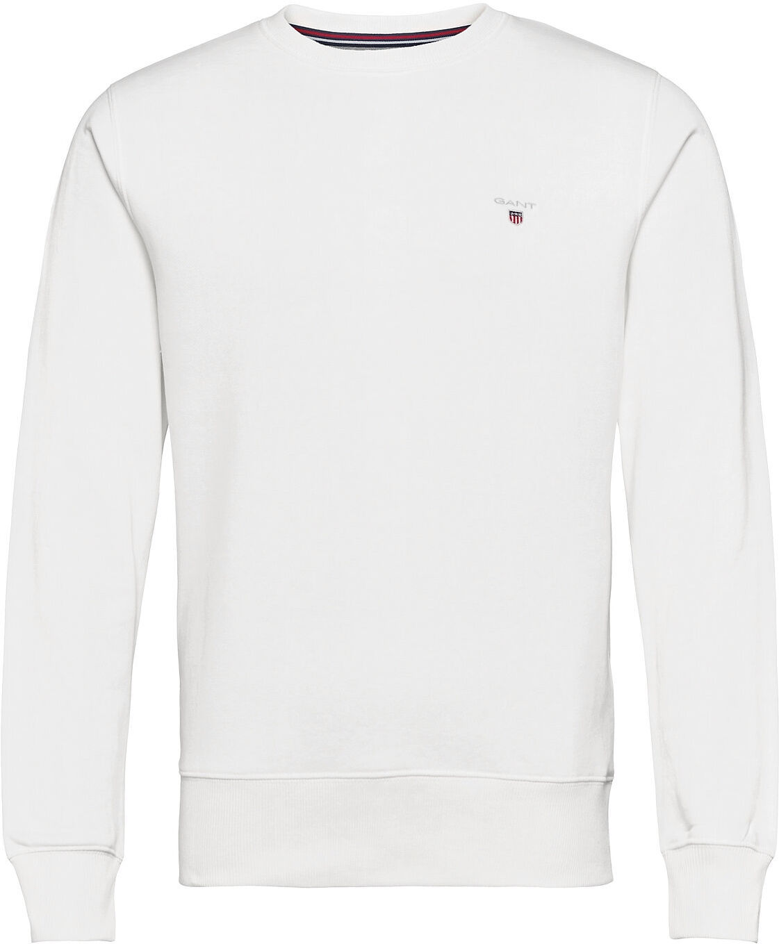 GANT Original C-Neck Sweat Sweat-shirt Genser Hvit GANT