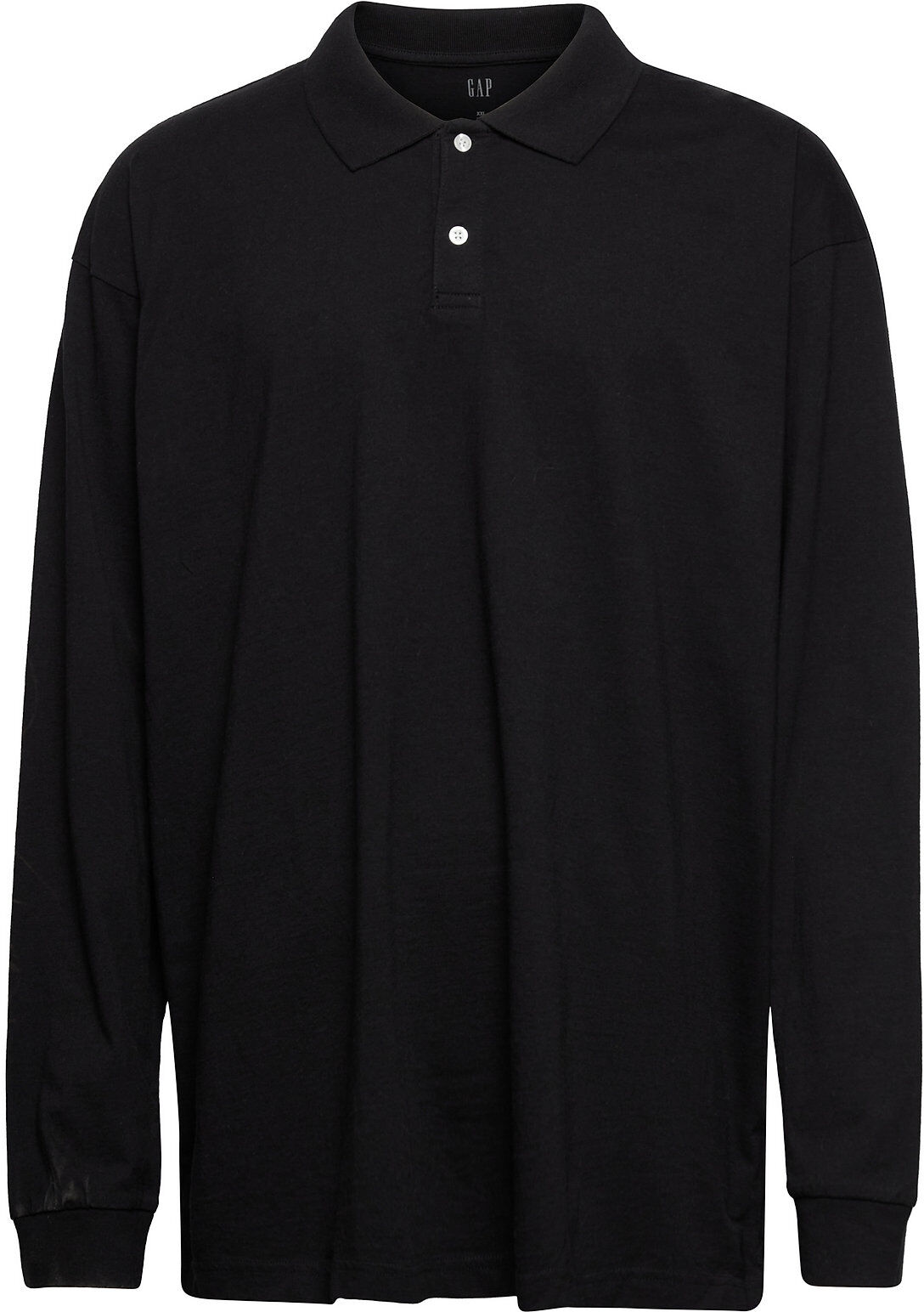 GAP Polo Shirt Polos Long-sleeved Svart GAP