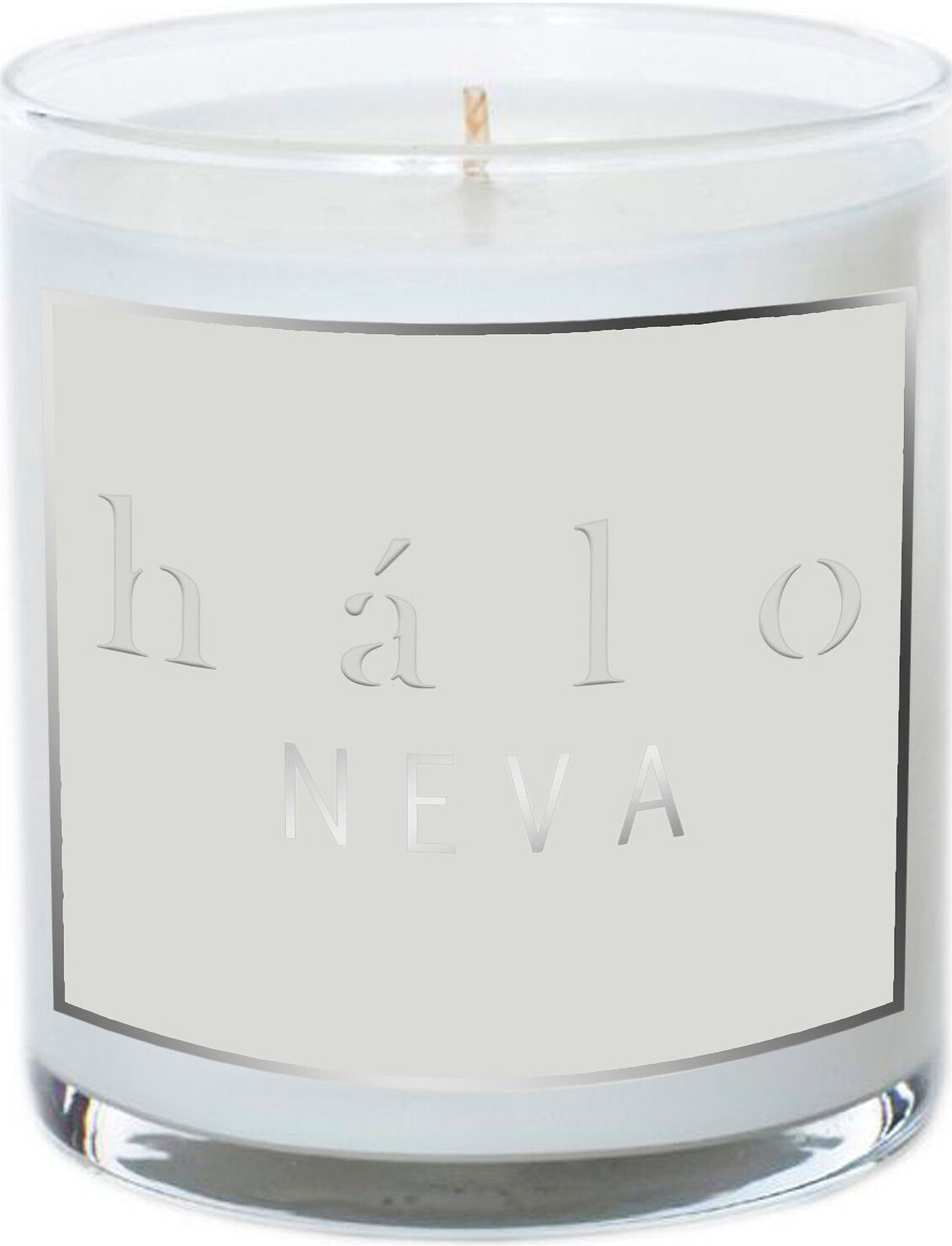 hálo Scented Soy Wax Candle Home Decoration Candles Grå Hálo