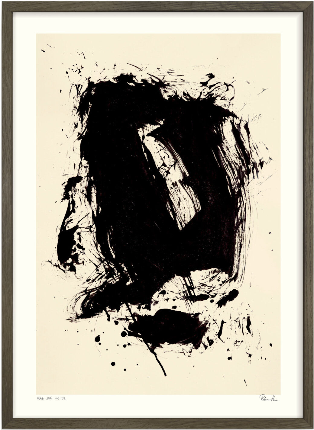 Hein Studio Wabi-Sabi No. 02 Home Decoration Posters & Frames Posters Black & White Gul Hein Studio